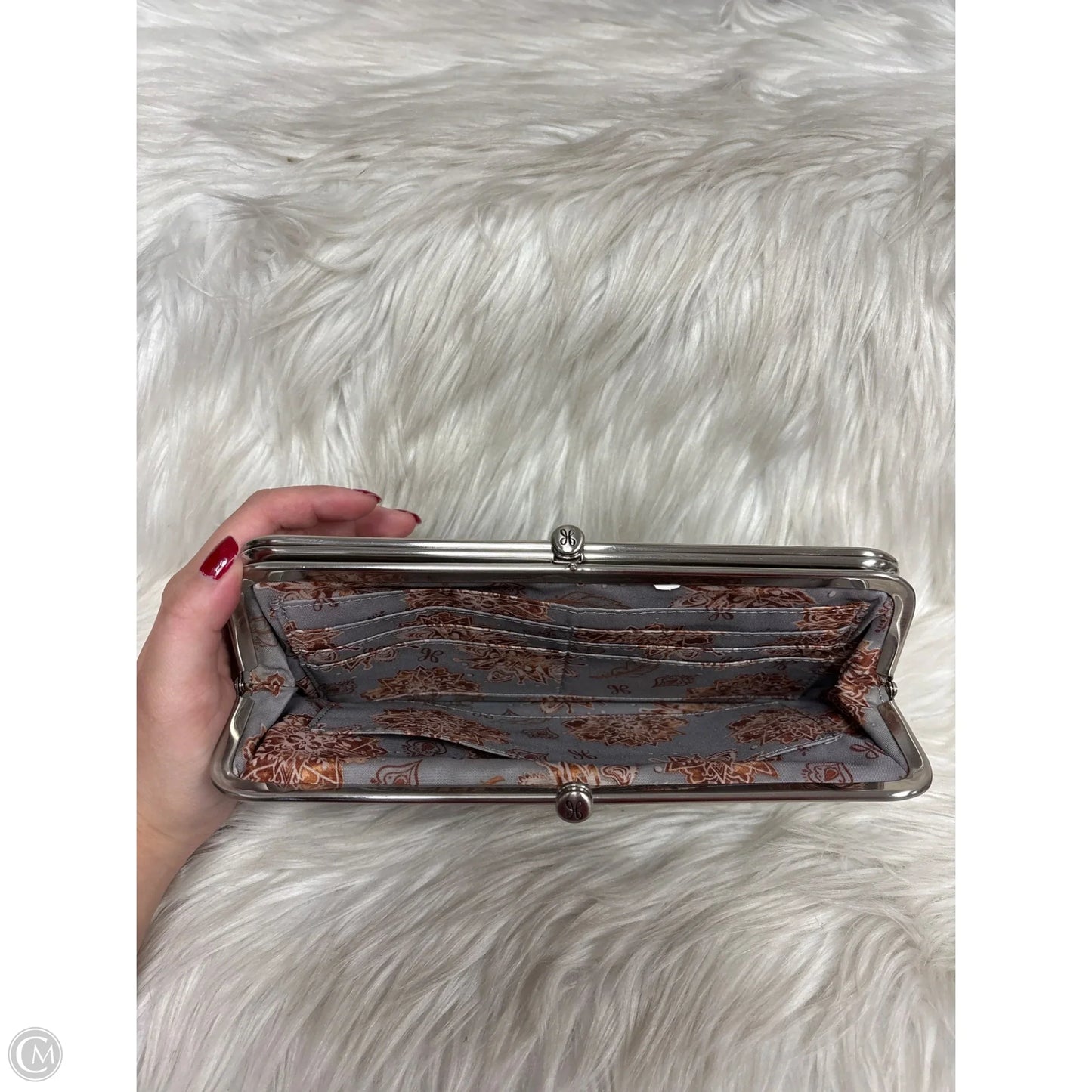 Clutch Leather By Hobo Intl, Size: Medium