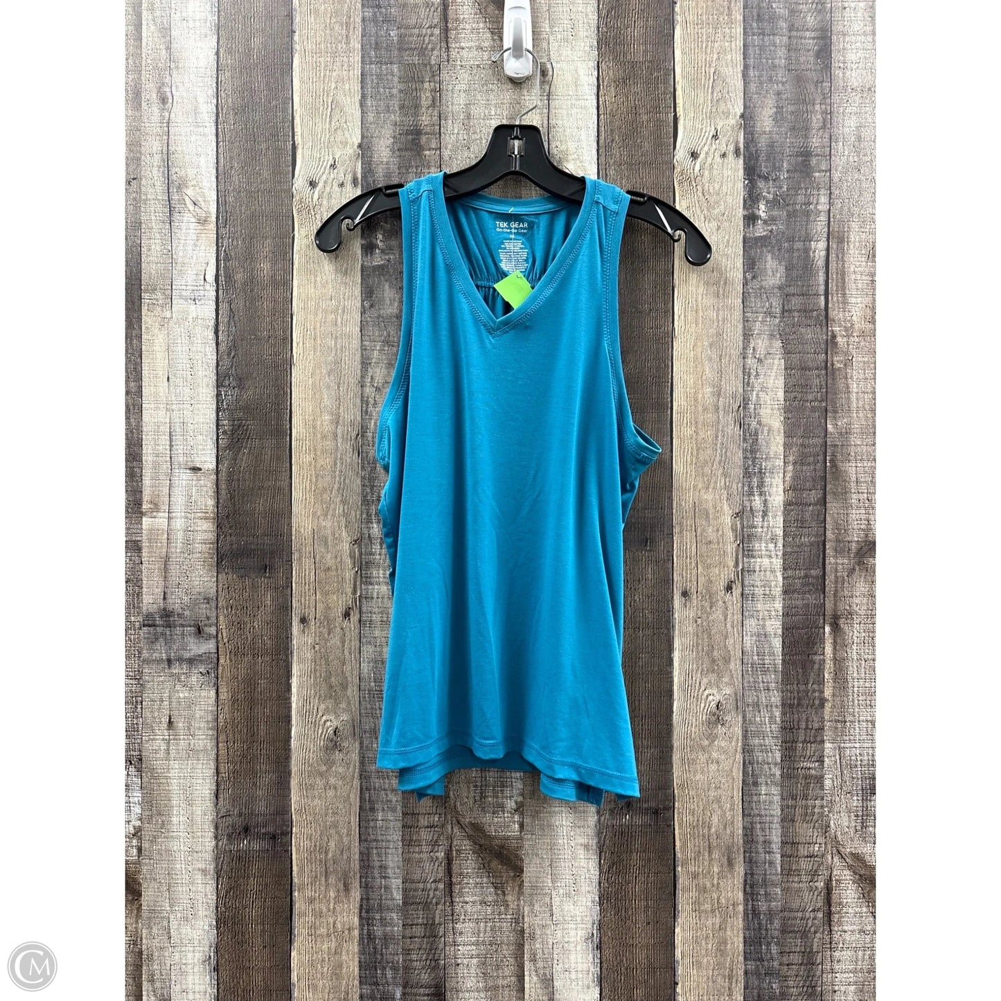 Athletic Tank Top By Tek Gear In Blue, Size: M