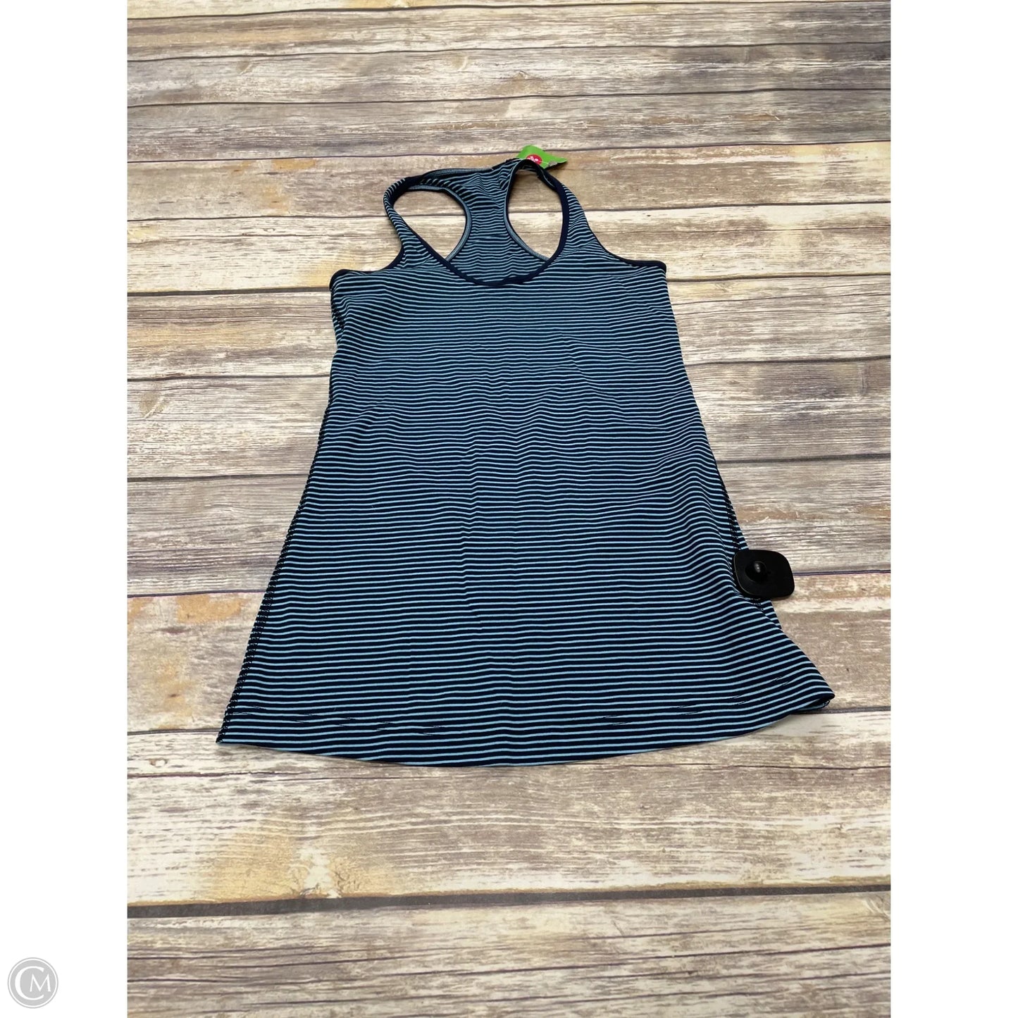 Athletic Tank Top By Lululemon In Striped Pattern, Size: Xs