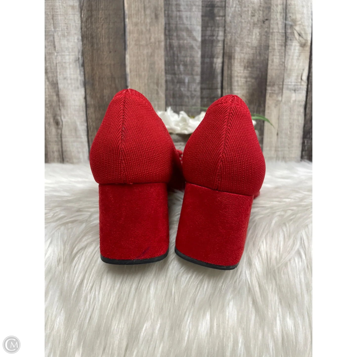 Shoes Heels Block By Torrid In Red, Size: 8.5
