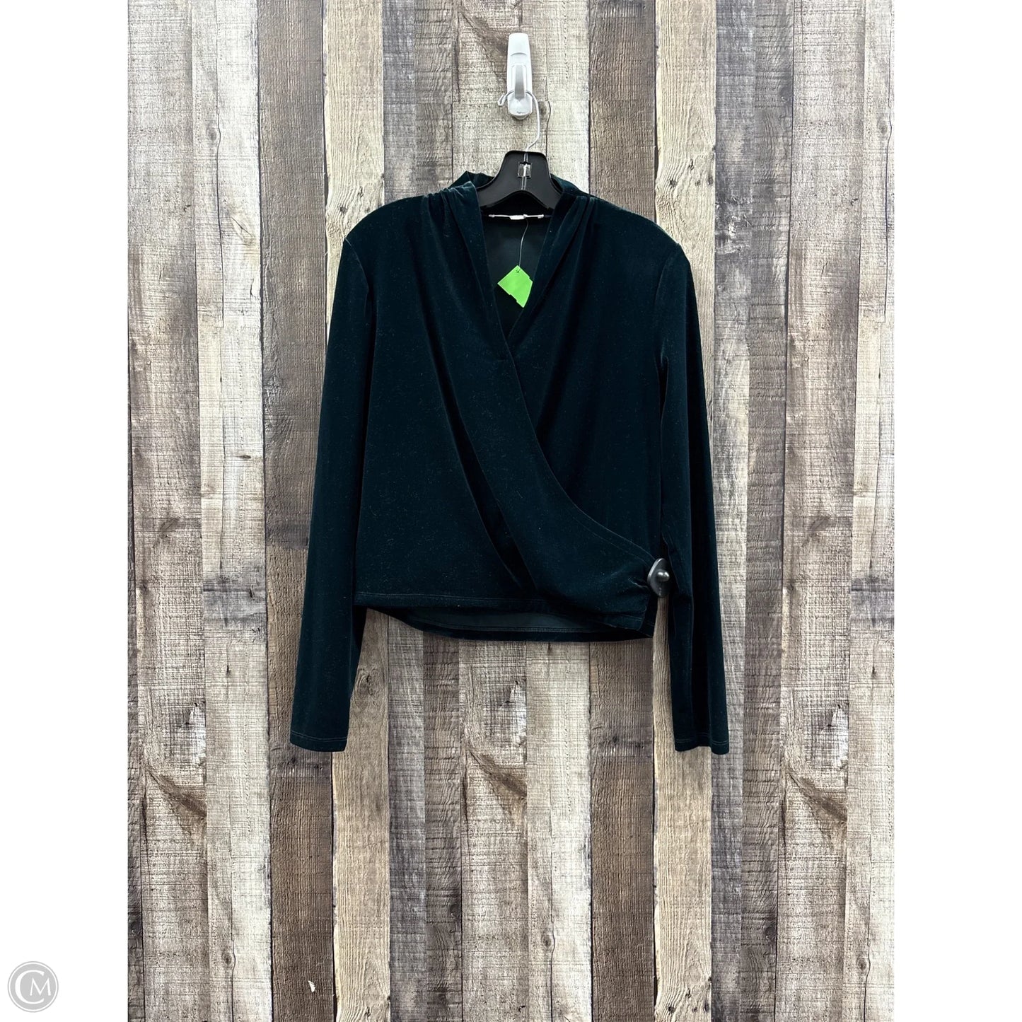Top Long Sleeve By Loft In Green, Size: L