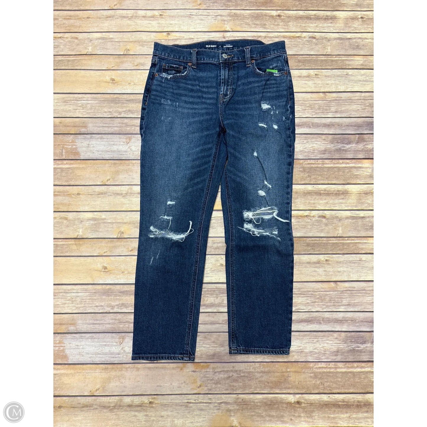 Jeans Boyfriend By Old Navy In Blue Denim, Size: 6