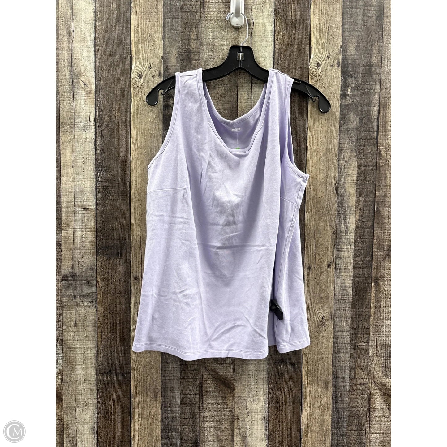 Top Sleeveless Basic By Lands End In Purple, Size: 2x