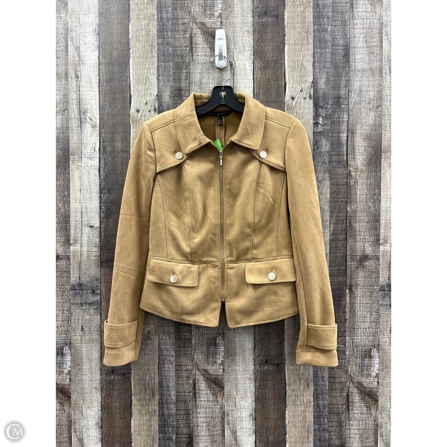 Jacket Other By White Mark In Tan, Size: S