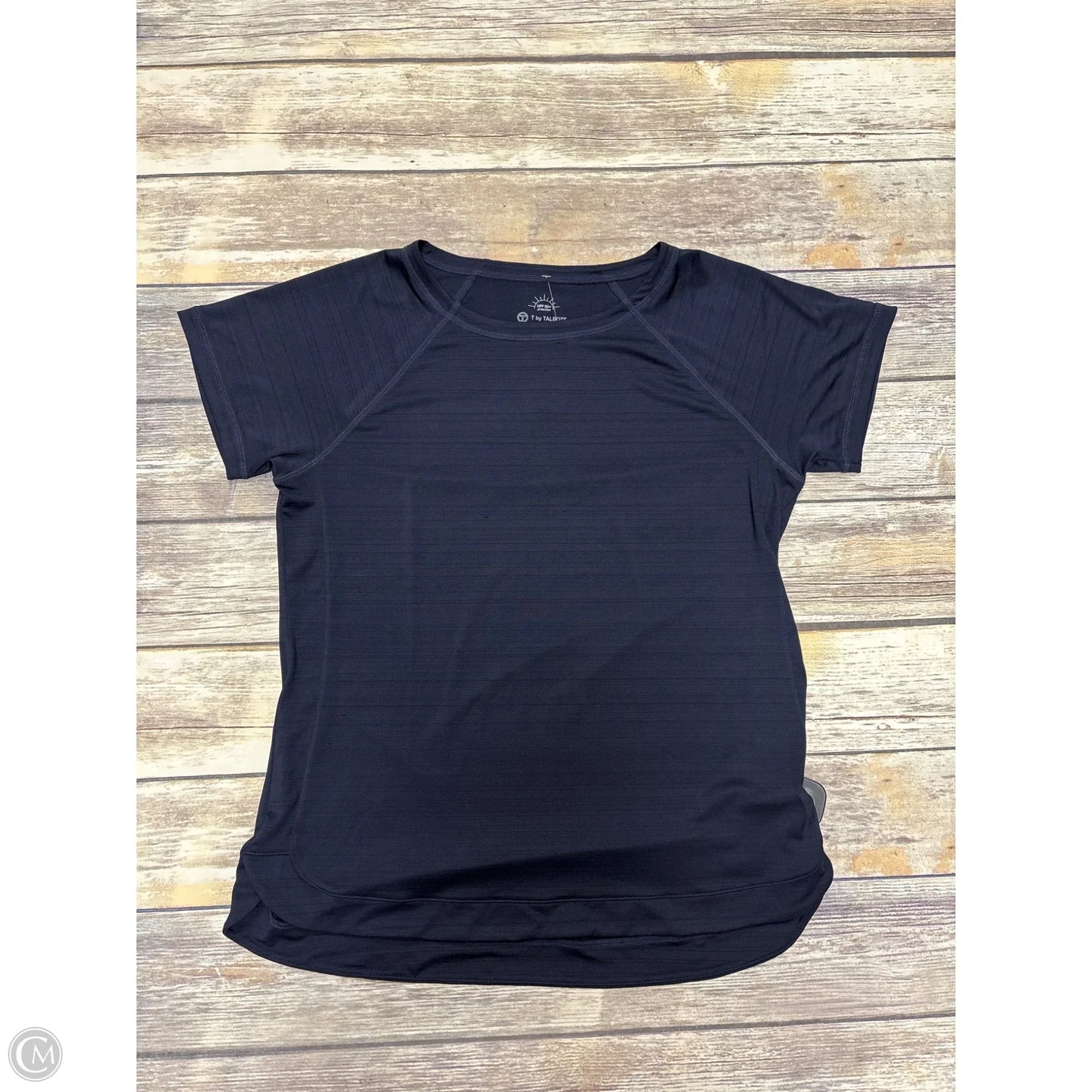 Athletic Top Short Sleeve By Talbots In Navy, Size: M