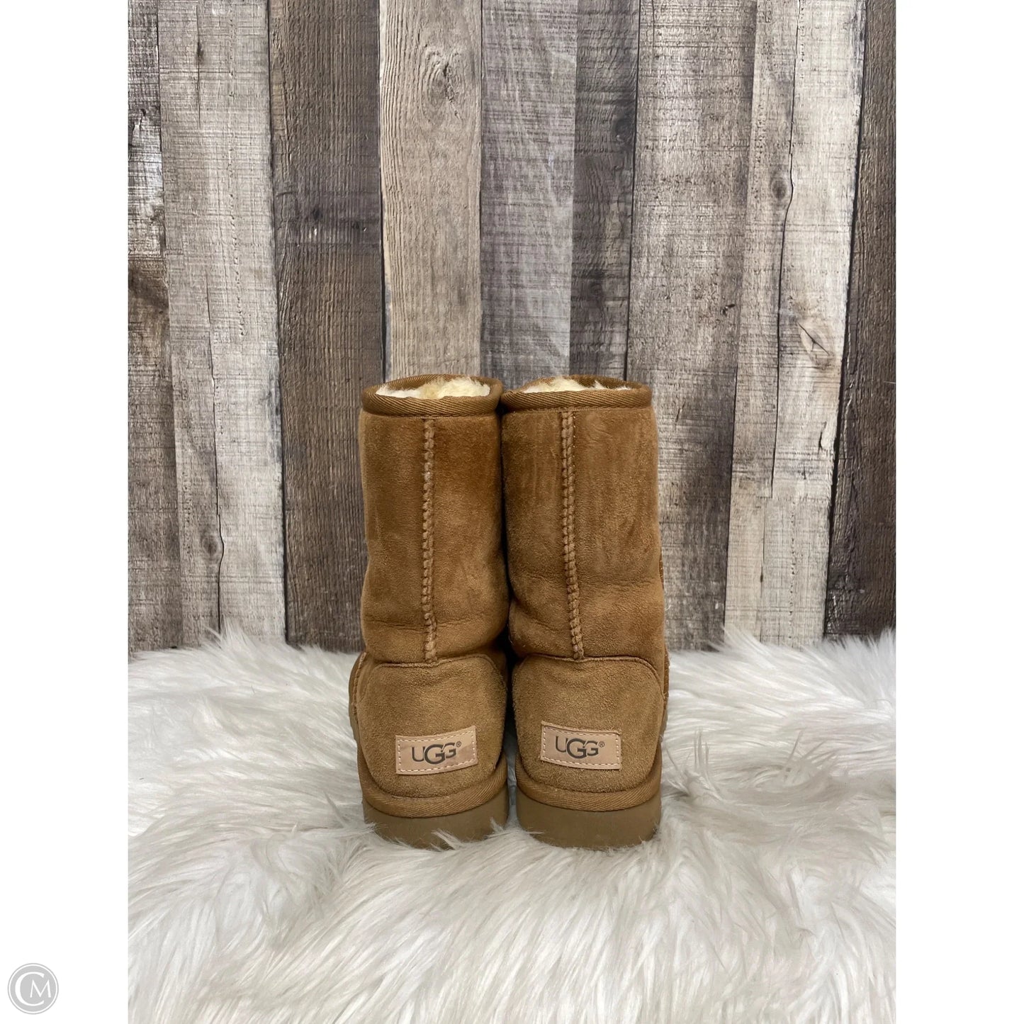 Boots Designer By Ugg In Tan, Size: 8