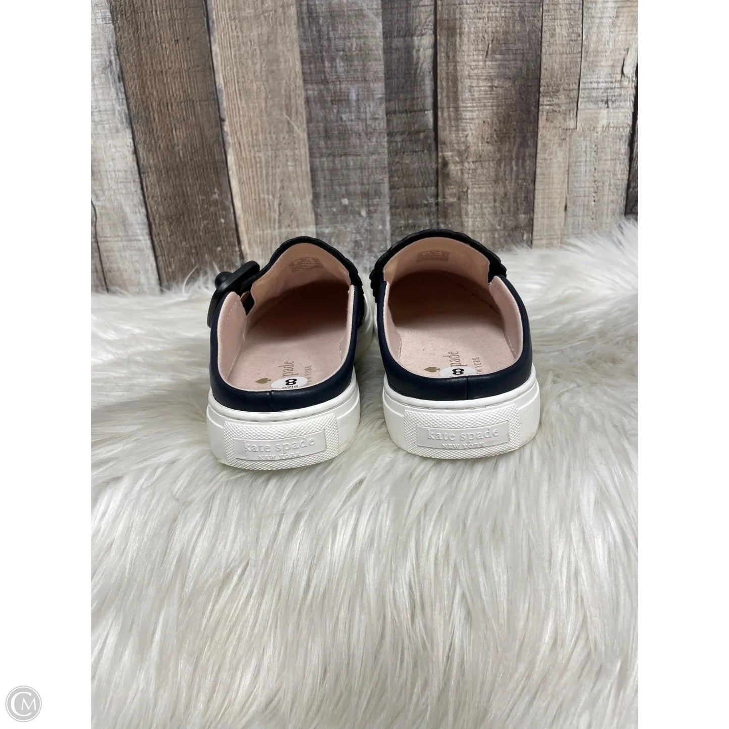 Shoes Designer By Kate Spade In Navy, Size: 8