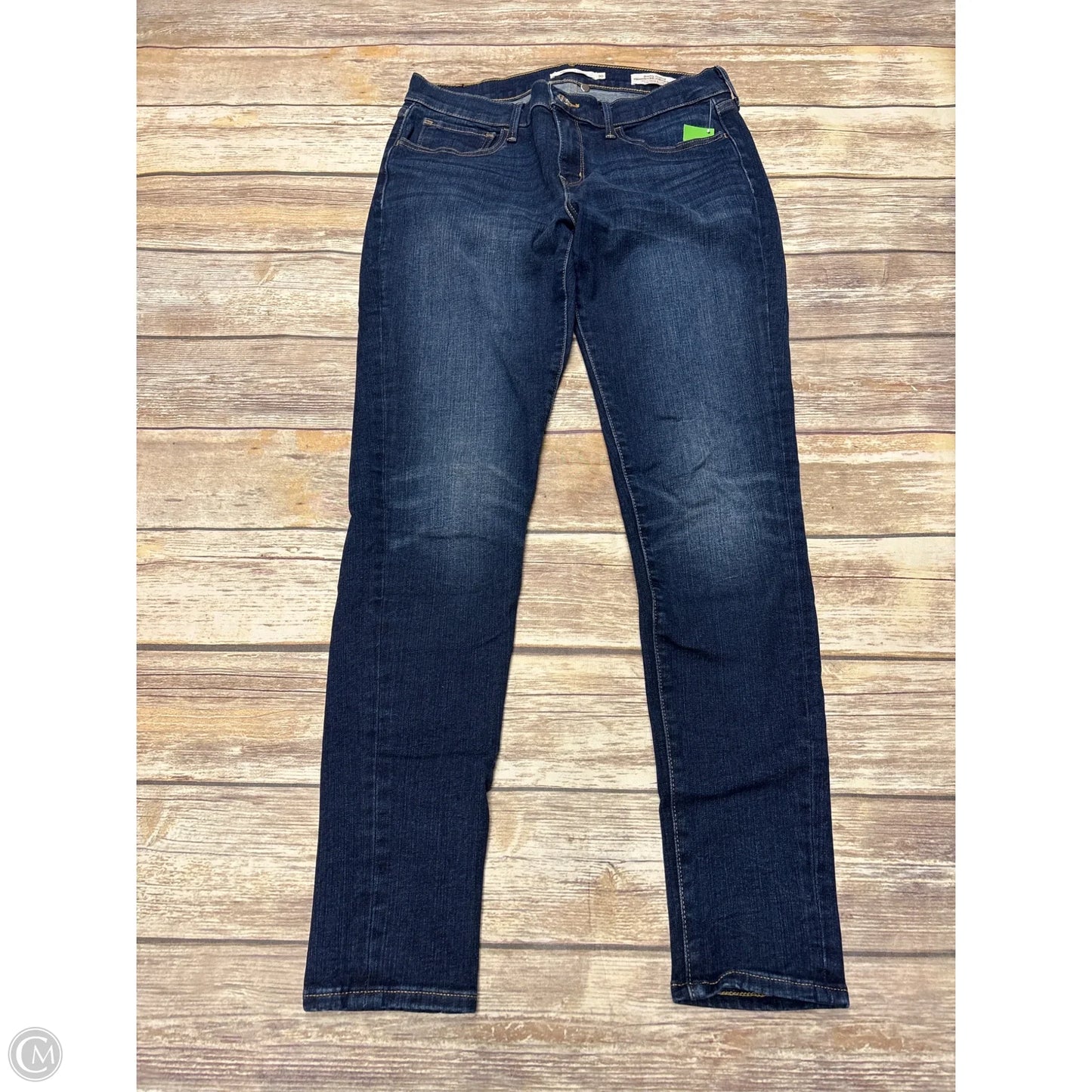 Jeans Skinny By Levis In Blue Denim, Size: 10