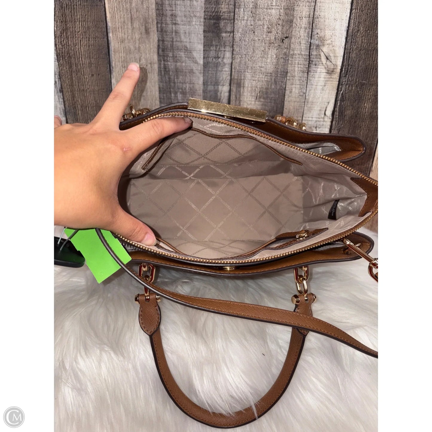 Handbag Designer By Michael Kors, Size: Medium