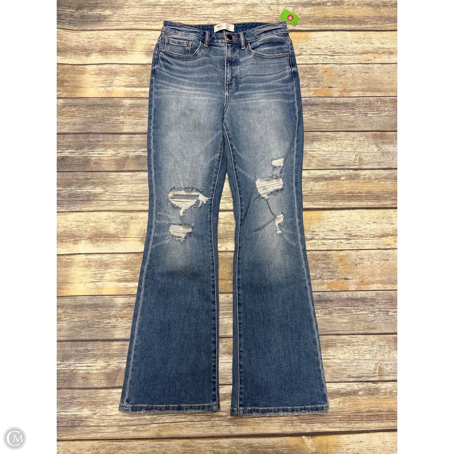 Jeans Boot Cut By Bke In Blue Denim, Size: 8