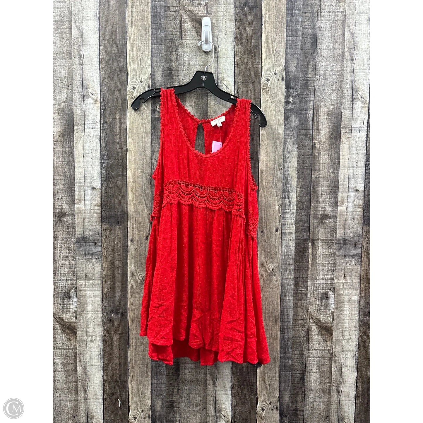 Dress Casual Short By Umgee In Red, Size: M