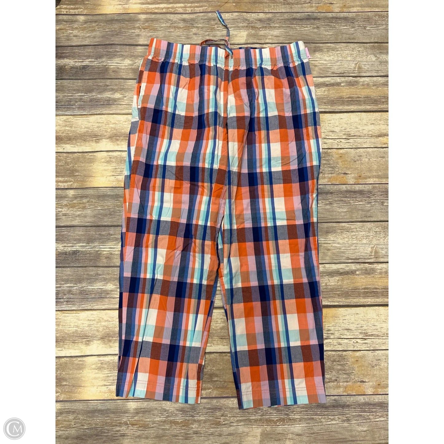 Pajama Pants By L.l. Bean In Plaid Pattern, Size: Xl