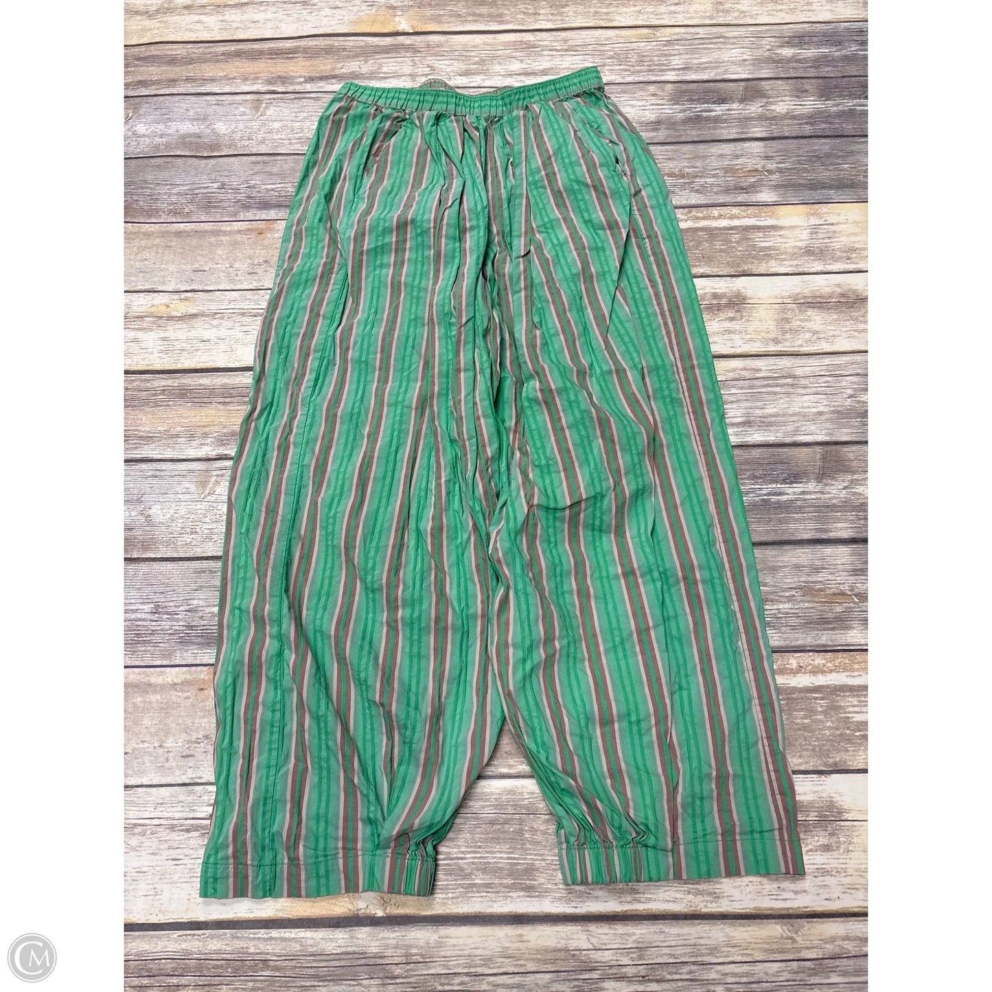 Pants Joggers By Bucketlist In Striped Pattern, Size: L