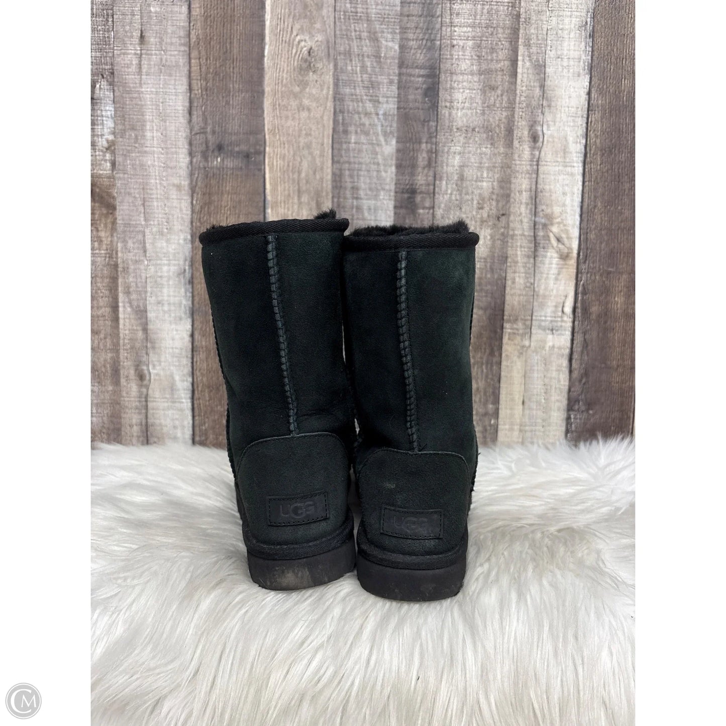 Boots Designer By Ugg In Black, Size: 9