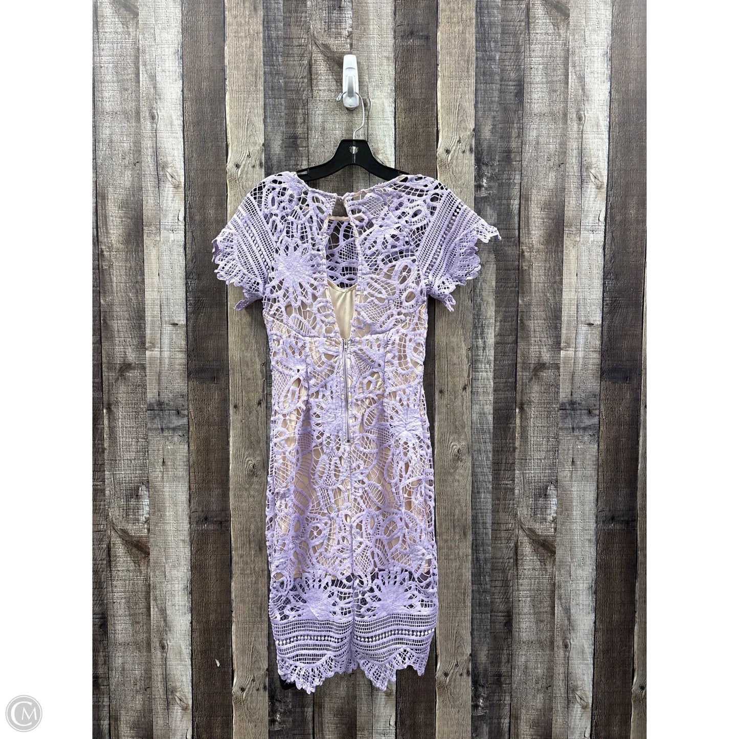 Dress Casual Midi By Main Strip In Purple, Size: S