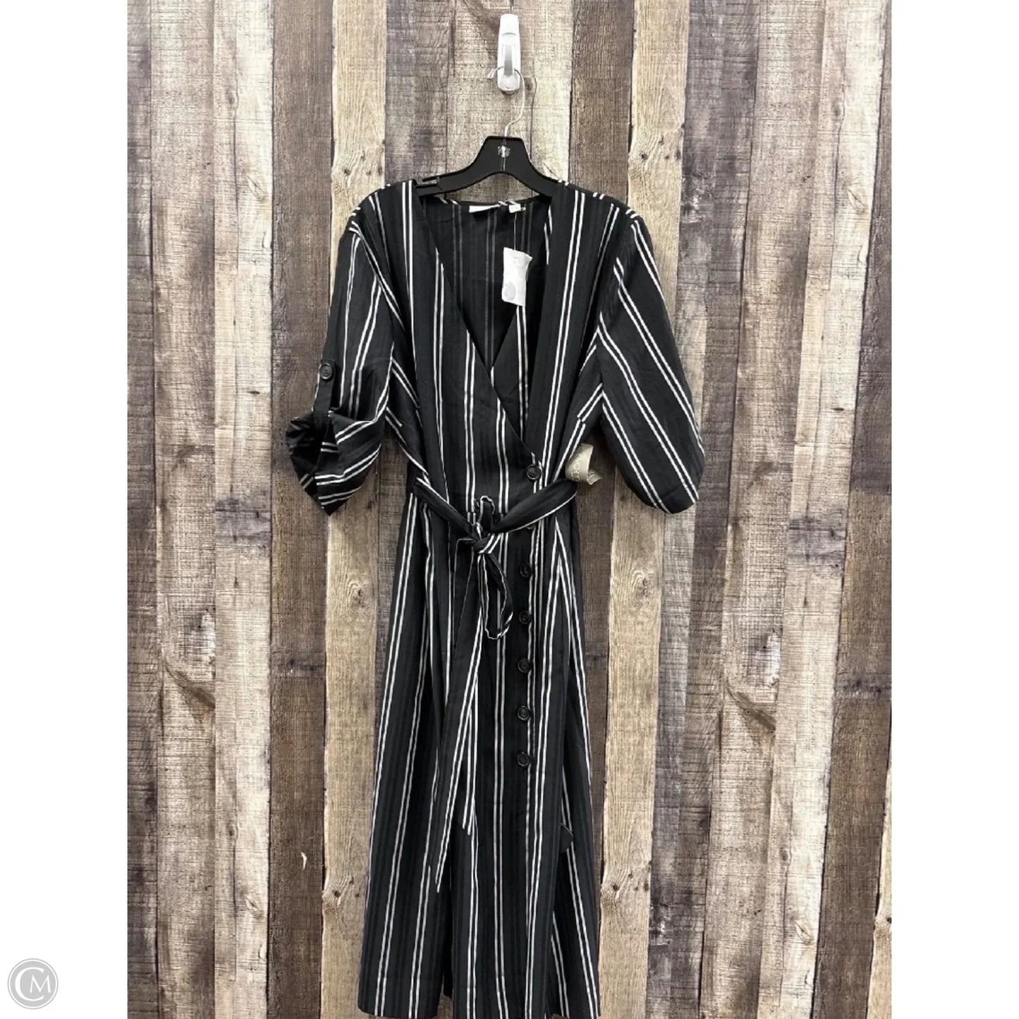 Dress Casual Maxi By Eva Mendes In Black & White, Size: Xl