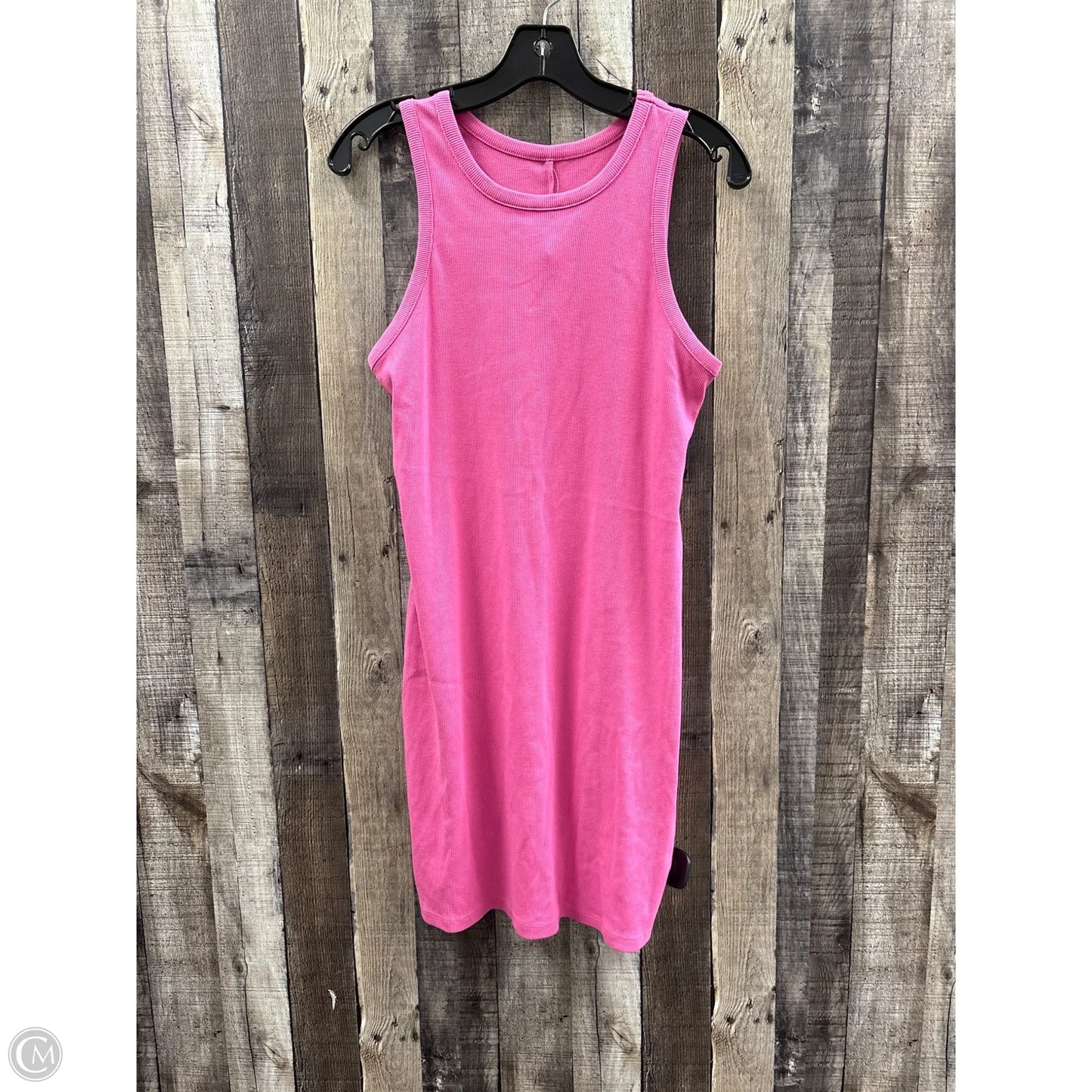 Dress Casual Midi By A New Day In Pink, Size: M