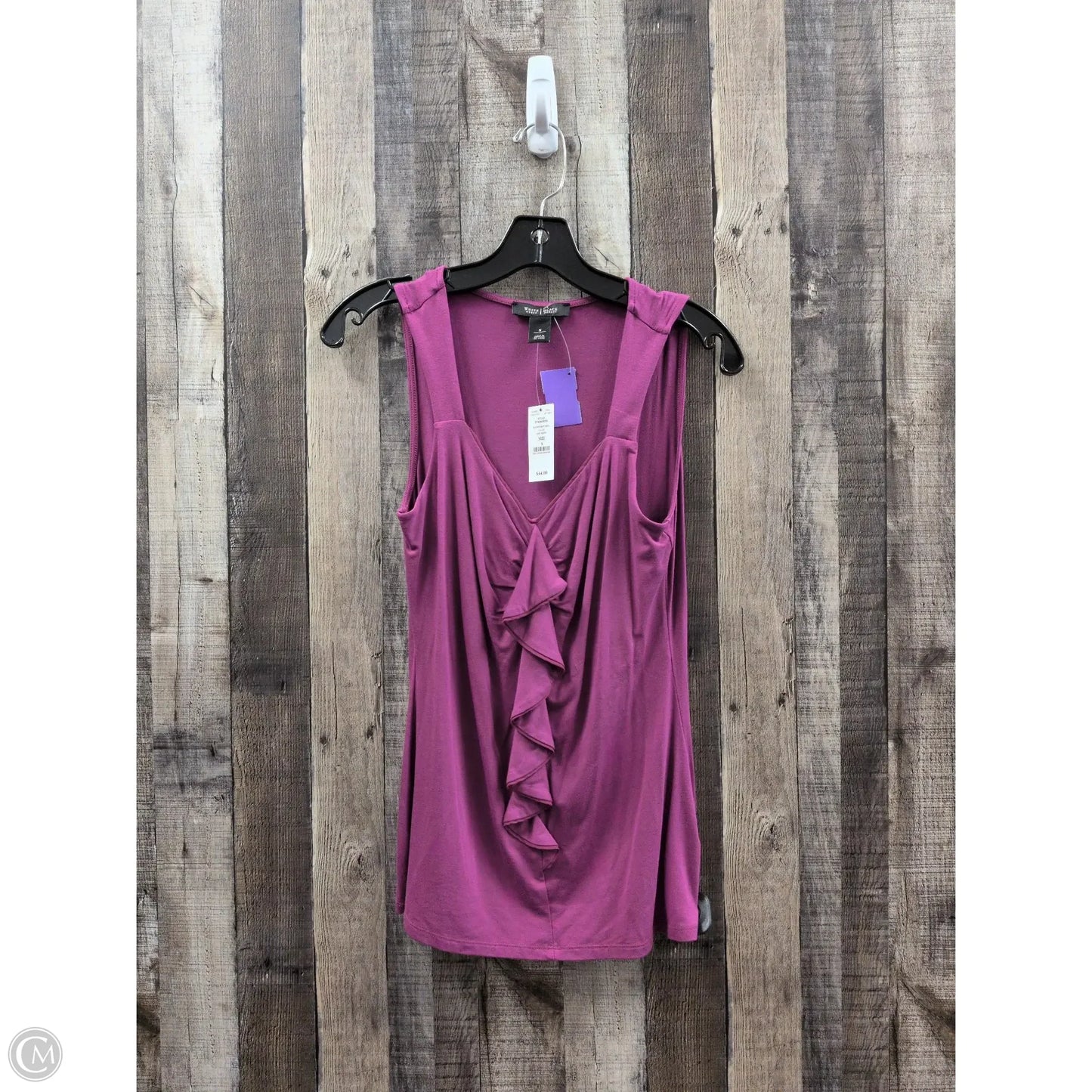 Top Sleeveless By White House Black Market In Purple, Size: S