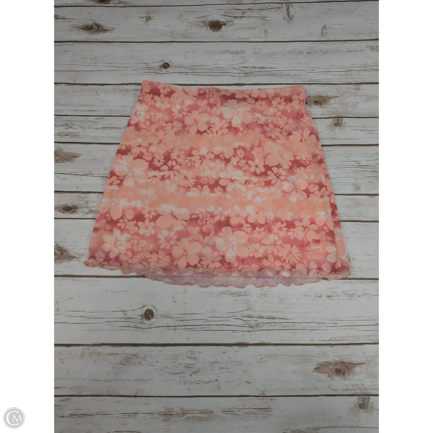 Skirt Mini & Short By Forever 21 In Peach, Size: L