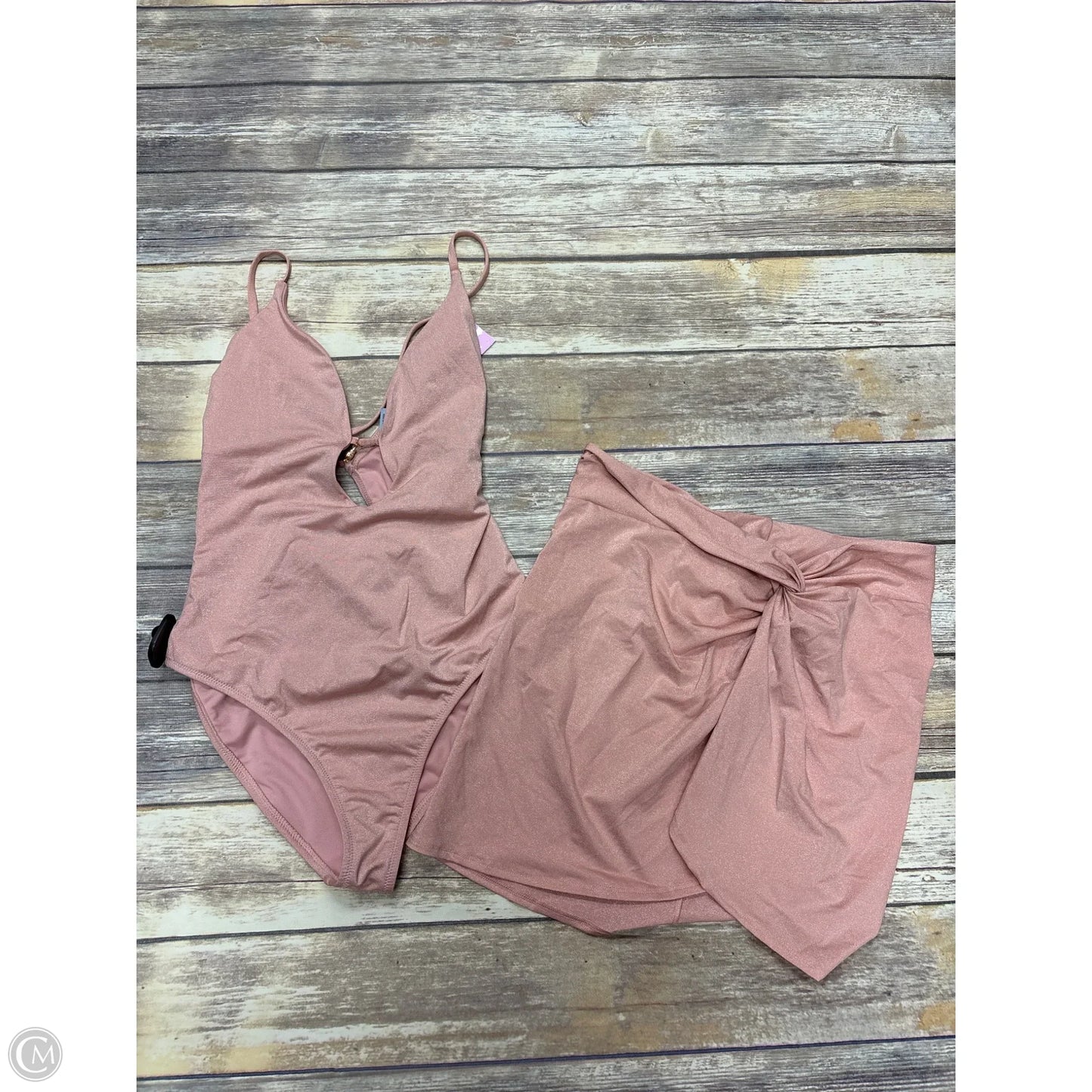Swimsuit 2pc By Shade & Shore In Pink, Size: M