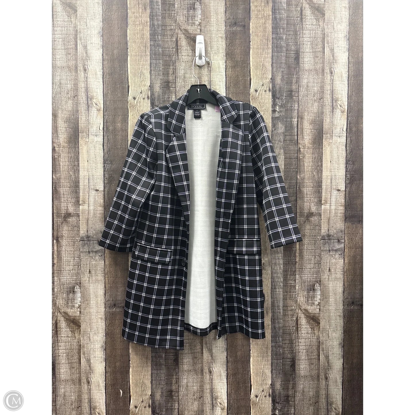 Blazer By New York And Co In Black & White, Size: S