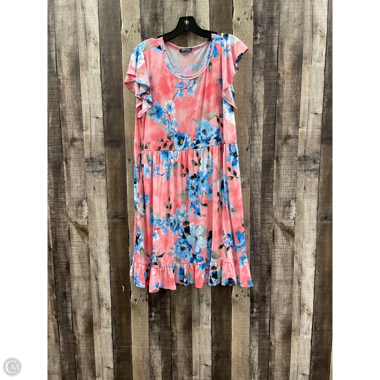 Dress Casual Short By Heimish Usa In Floral Print, Size: 2x