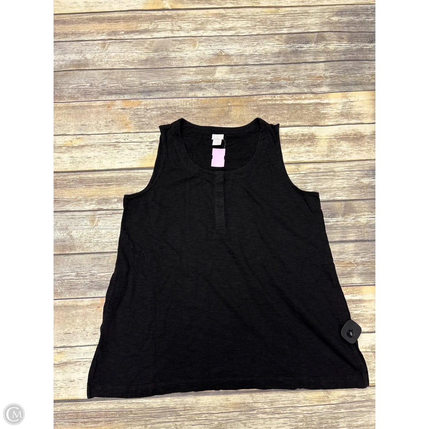 Top Sleeveless By Chicos In Black, Size: Xl