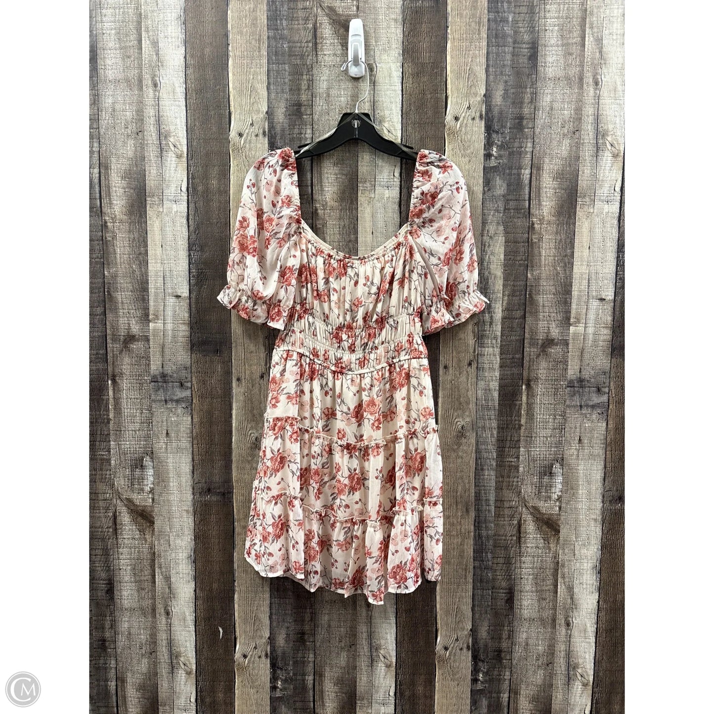 Dress Casual Short By Trixxi In Coral, Size: M
