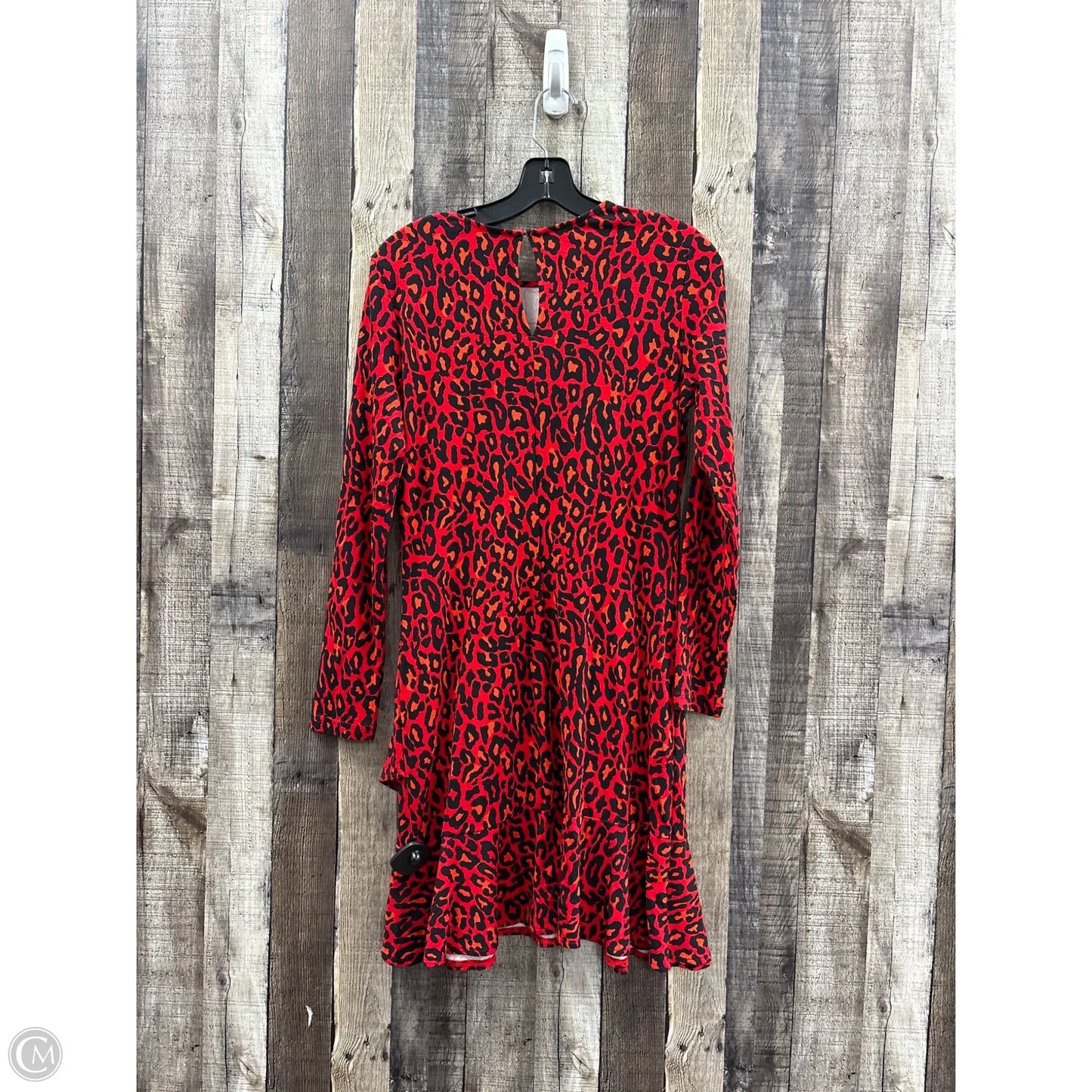 Dress Casual Midi By Banana Republic In Animal Print, Size: M