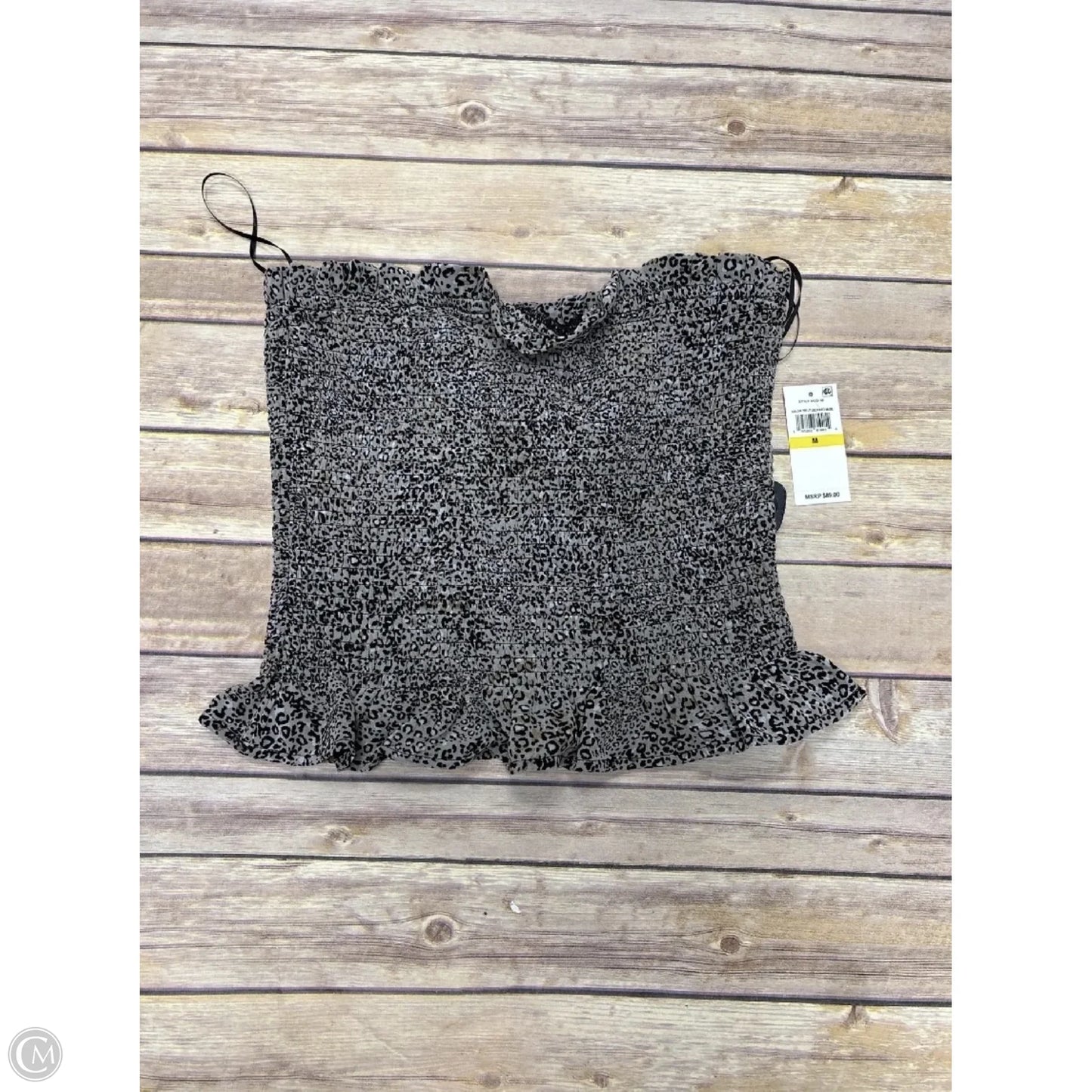Top Sleeveless By 1.state In Animal Print, Size: M