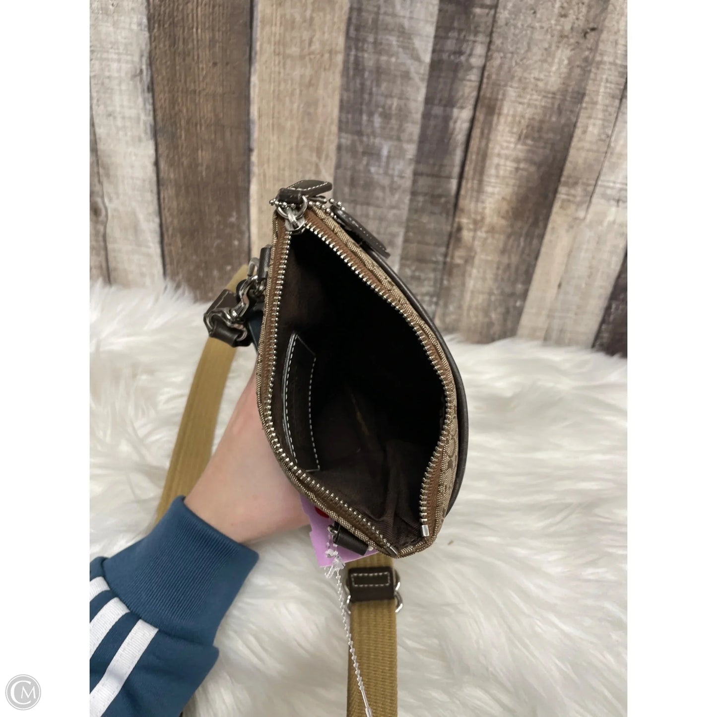 Crossbody Designer By Coach, Size: Medium