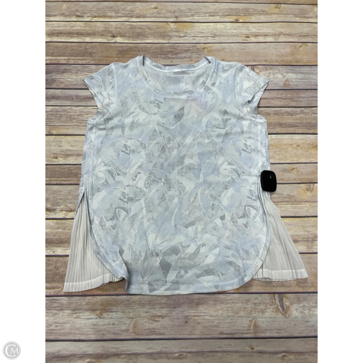 Athletic Top Short Sleeve By Lululemon In Tie Dye Print, Size: Xs