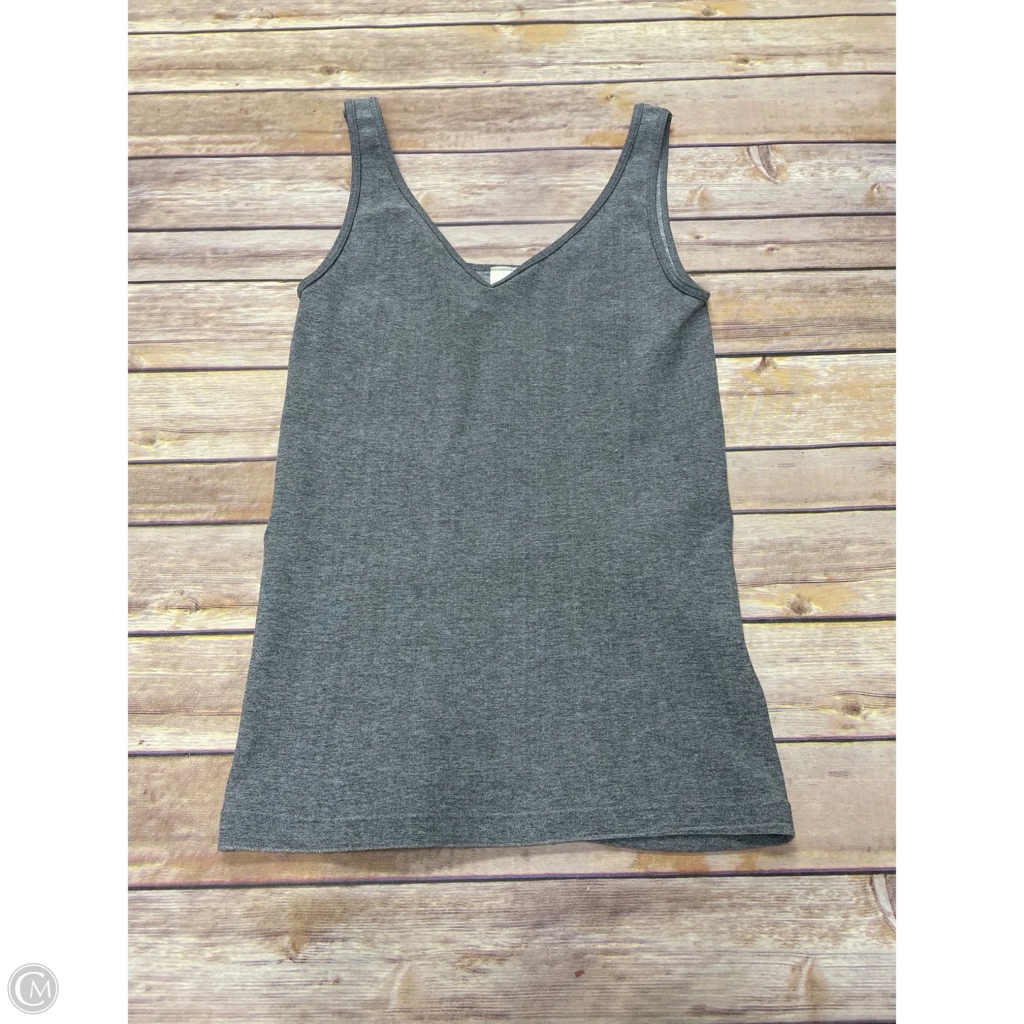 Top Sleeveless Basic By Cmf In Grey, Size: S