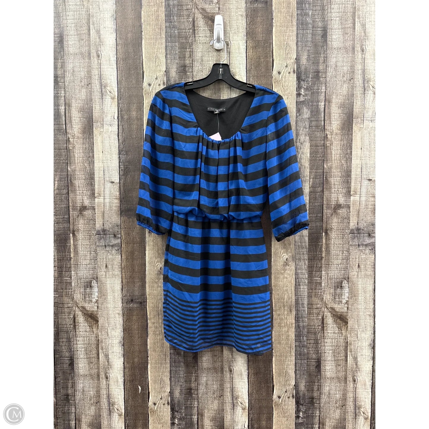 Dress Casual Short By City Studio In Striped Pattern, Size: Xs