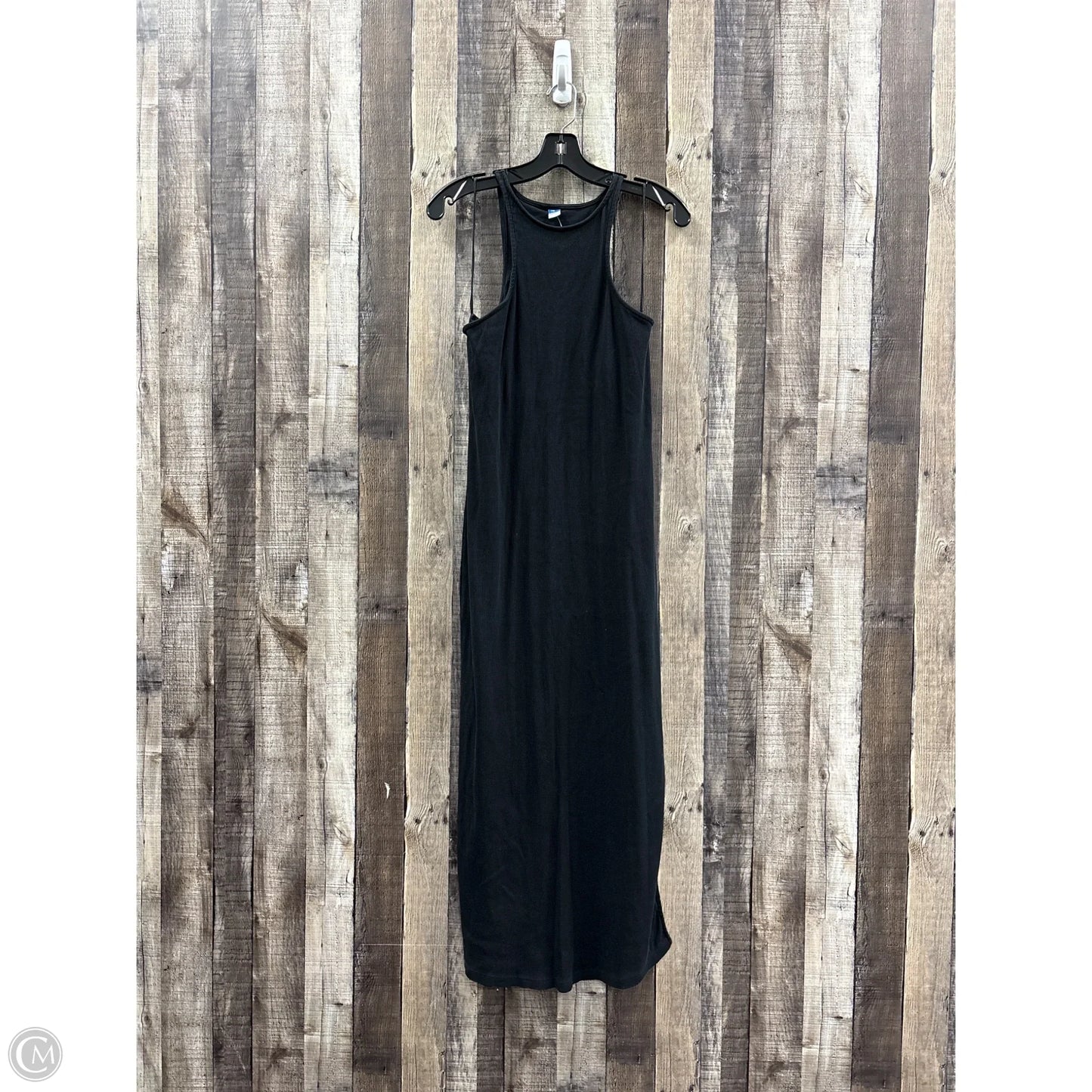 Dress Casual Maxi By Old Navy In Black, Size: L