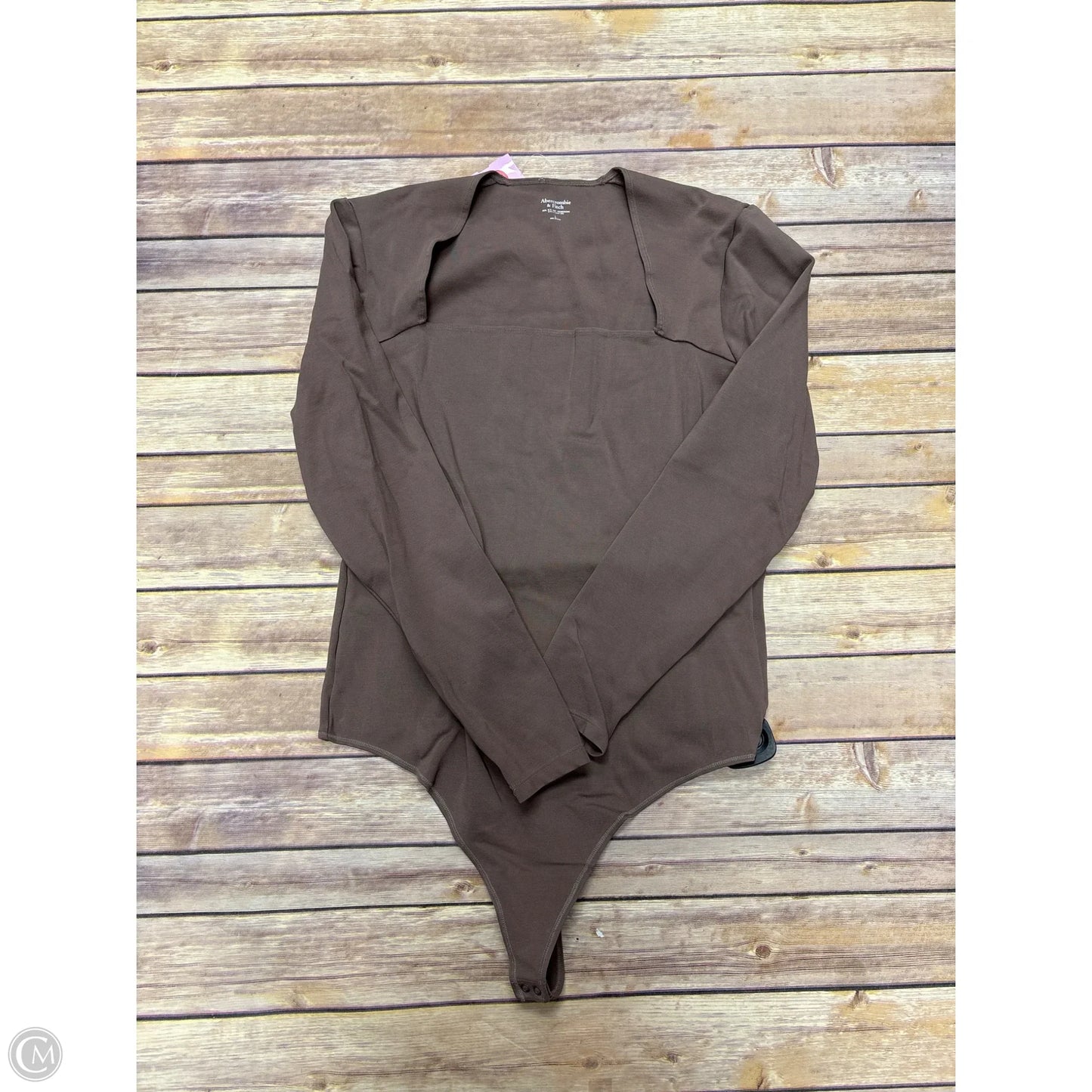 Bodysuit By Abercrombie And Fitch In Taupe, Size: L