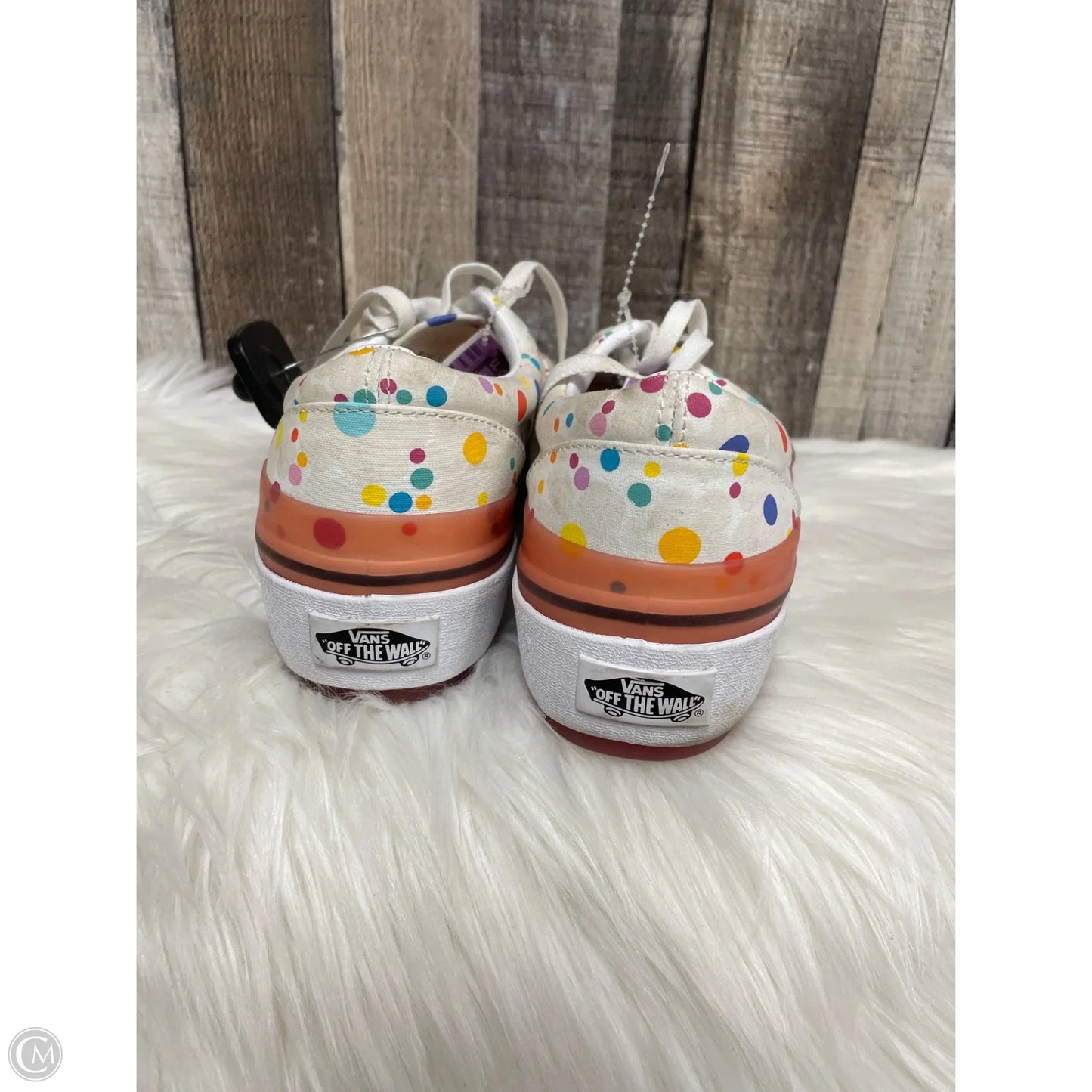 Shoes Sneakers By Vans In Polkadot Pattern, Size: 9.5