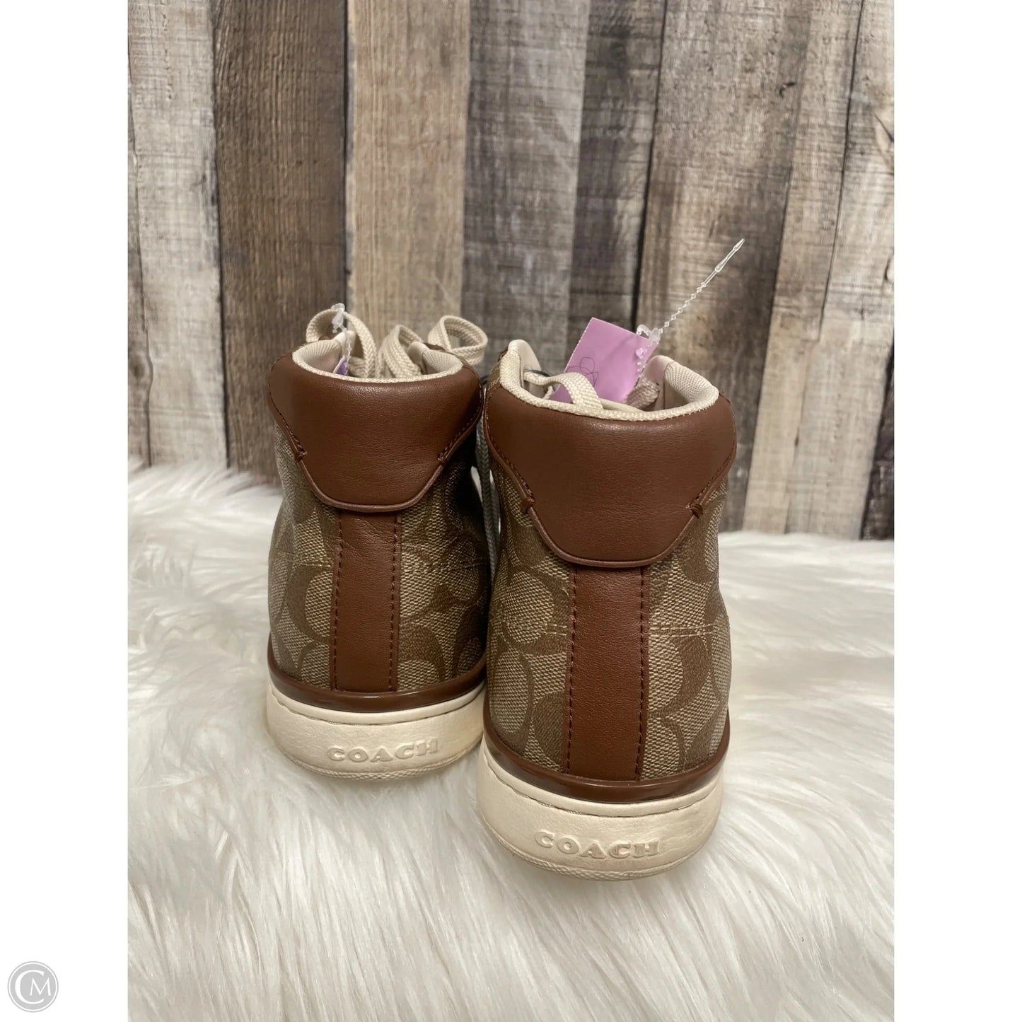 Shoes Designer By Coach In Brown, Size: 8.5