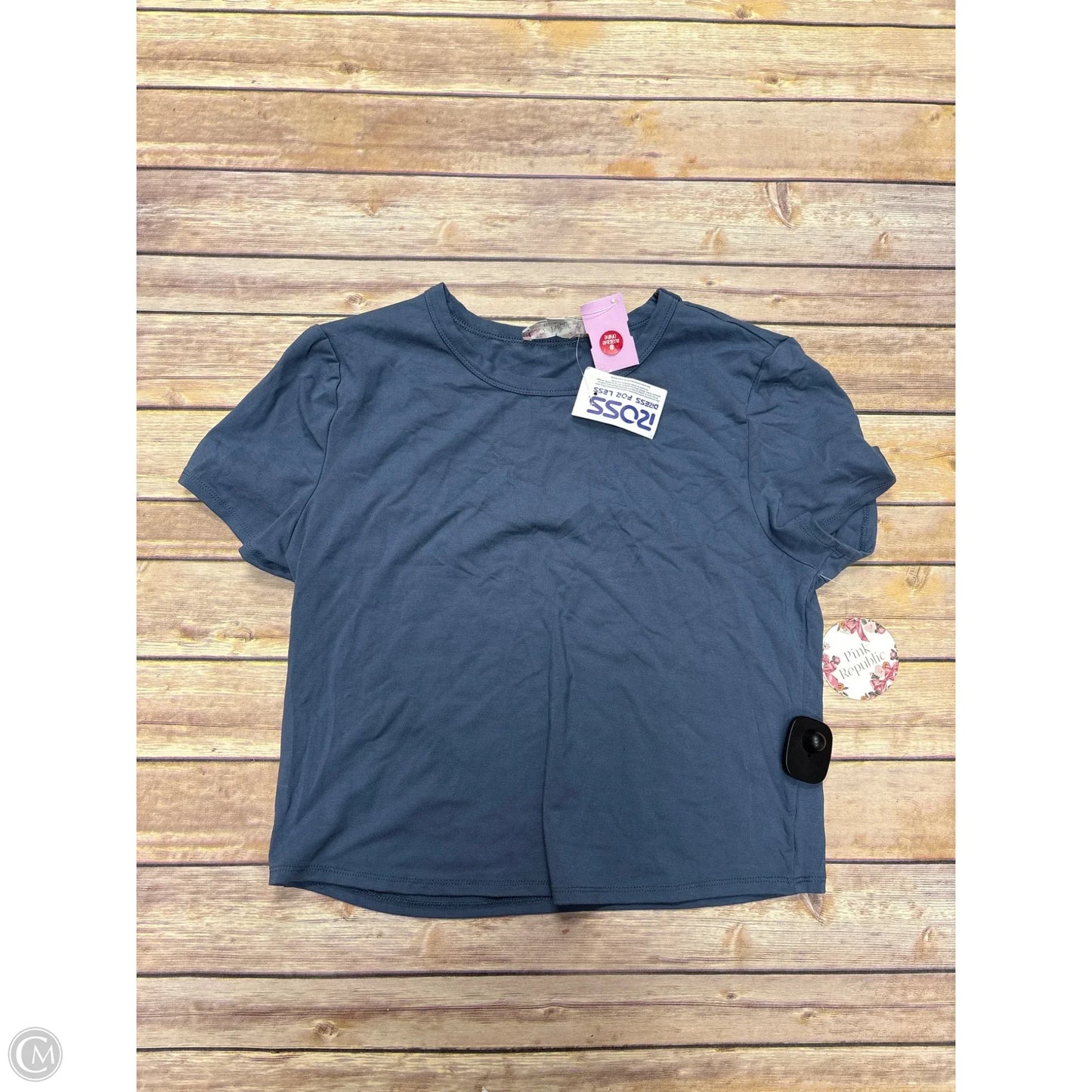 Top Short Sleeve Basic By Pink Republic In Blue, Size: Xl