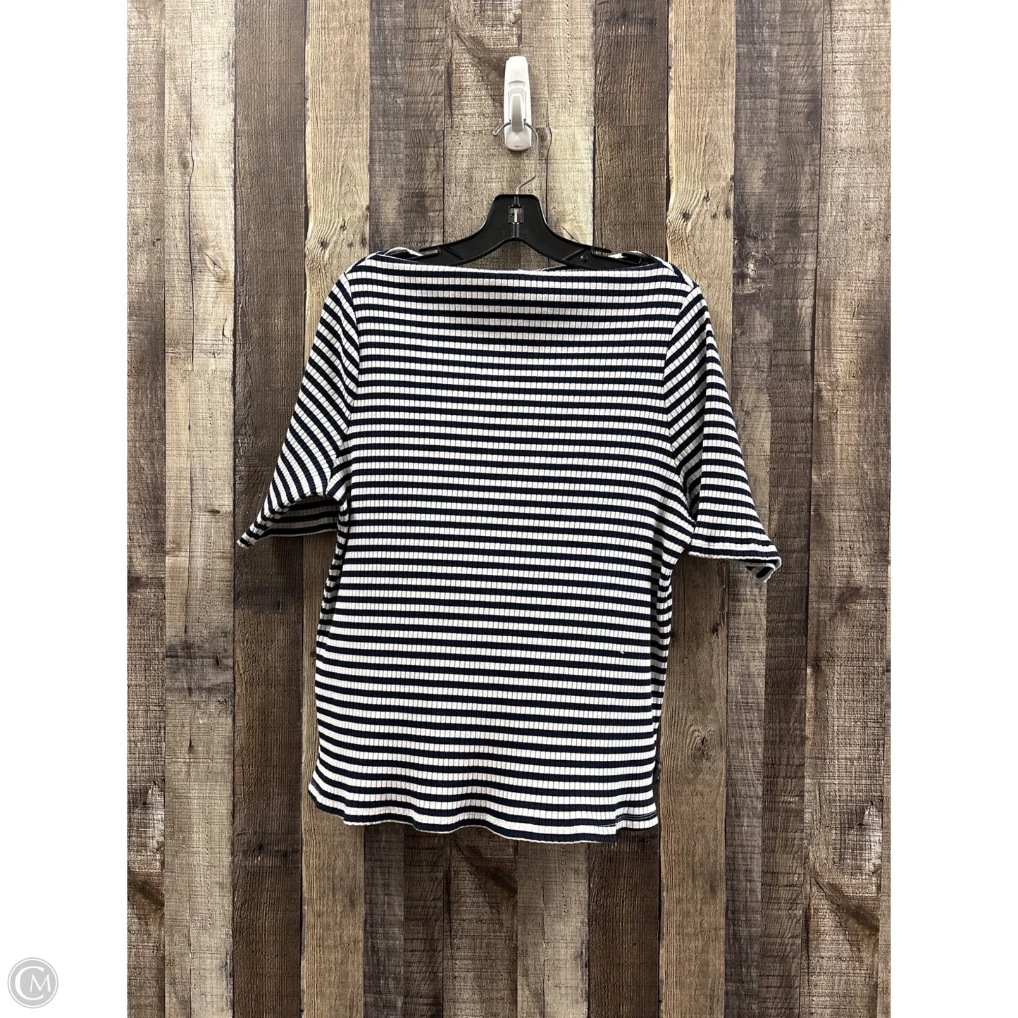 Top Short Sleeve By Old Navy In Striped Pattern, Size: 2x