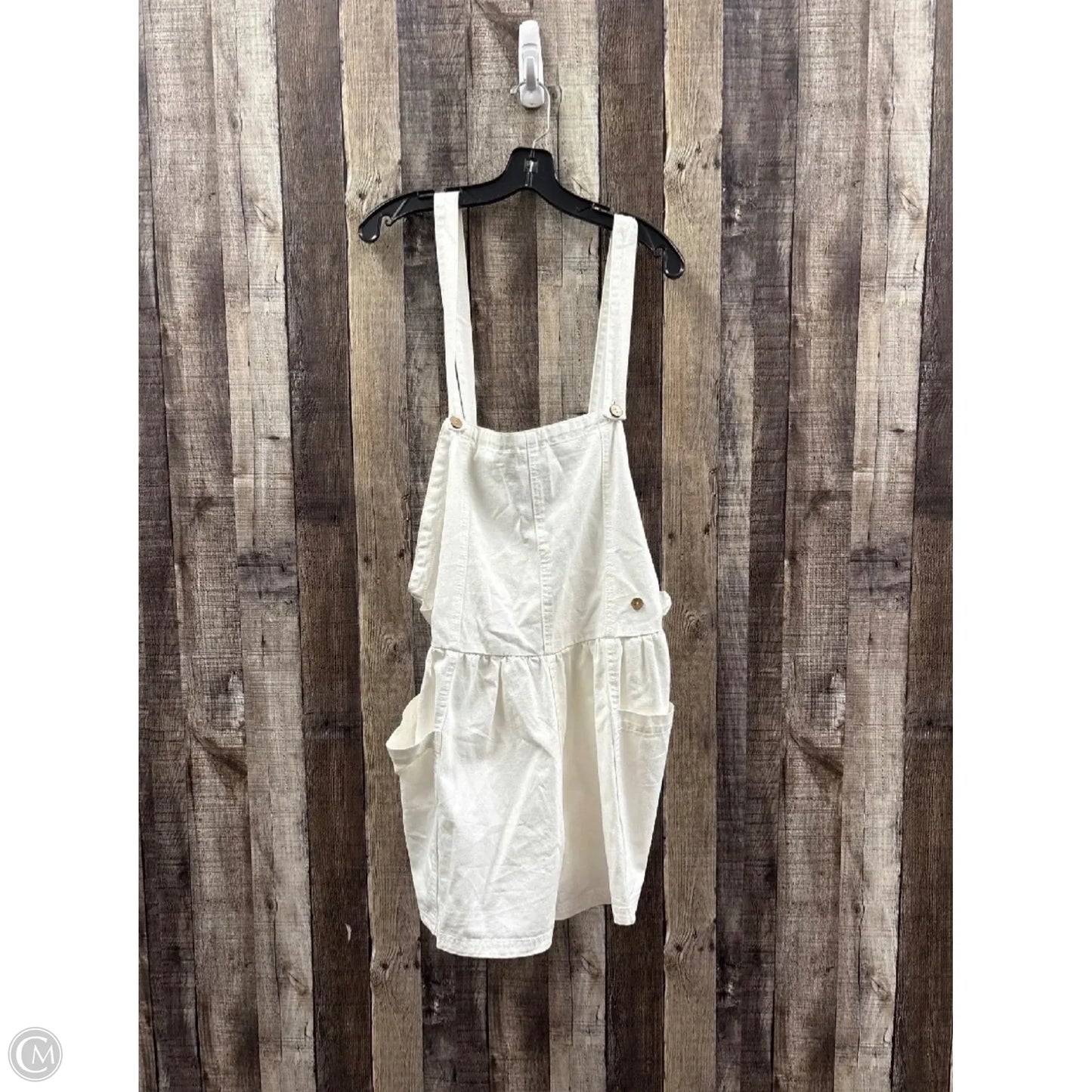 Shortalls By Double Zero In White, Size: L