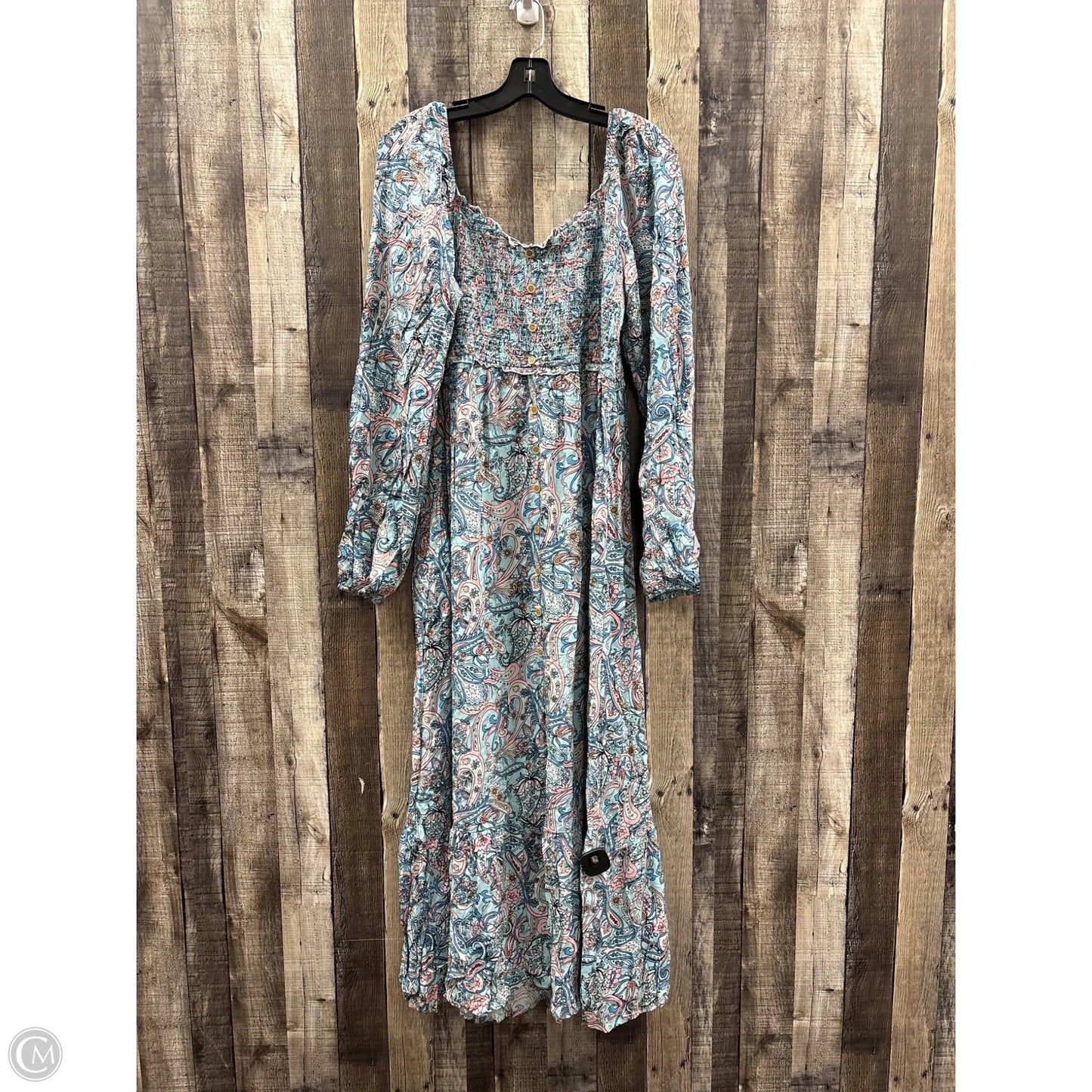 Dress Casual Maxi By Dokotoo In Nautical Print, Size: Xl