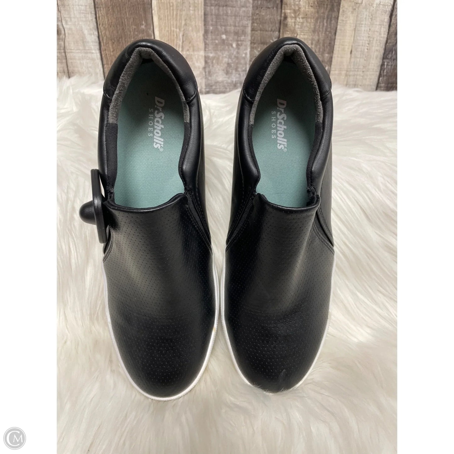 Shoes Heels Wedge By Dr Scholls In Black, Size: 9