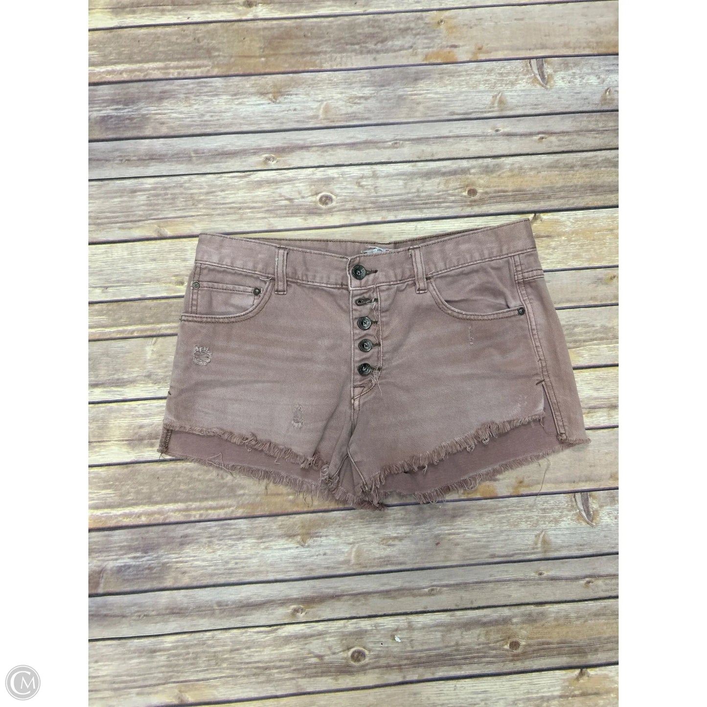Shorts By Free People In Pink Denim, Size: 4