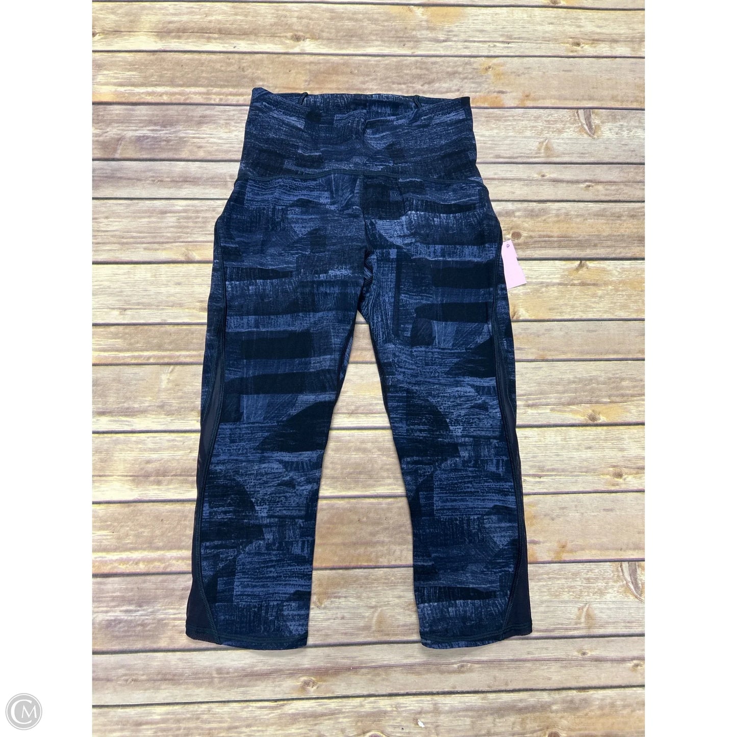 Athletic Leggings Capris By Lululemon In Blue, Size: 4