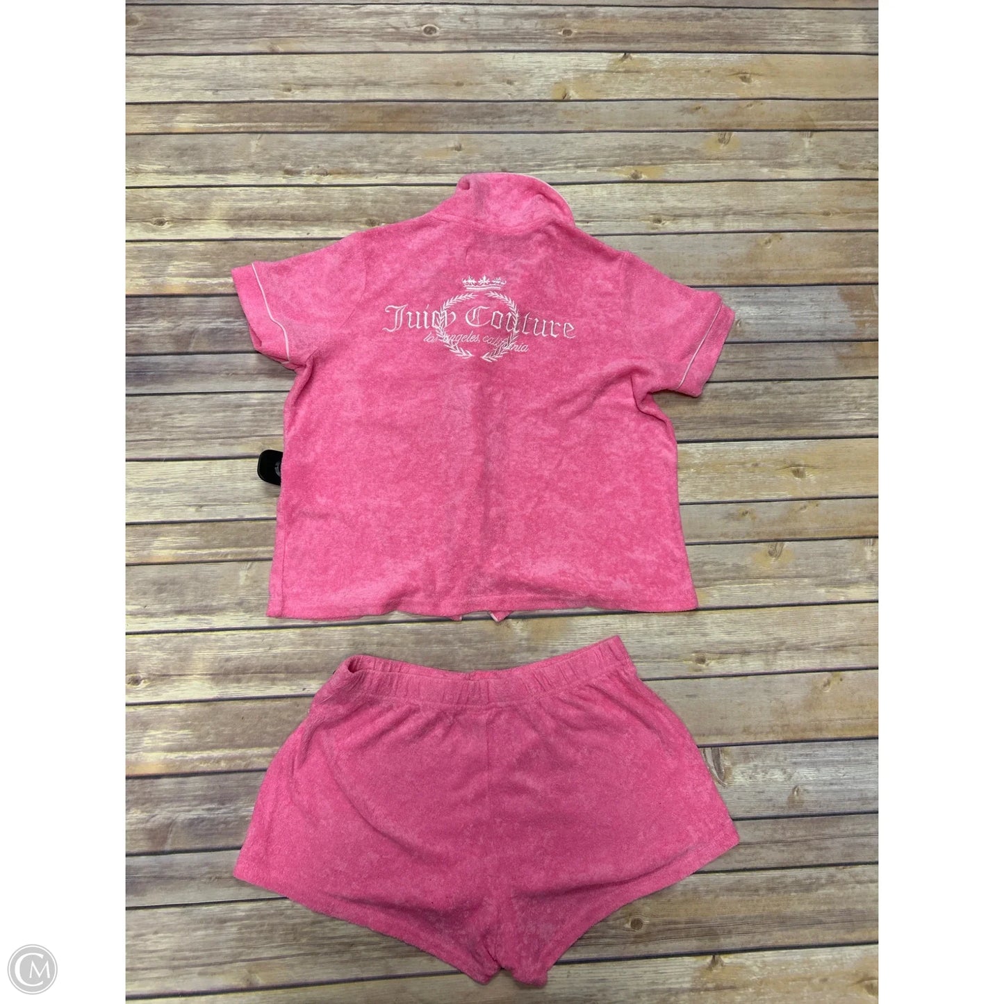 Pajamas 2pc By Juicy Couture In Pink, Size: S