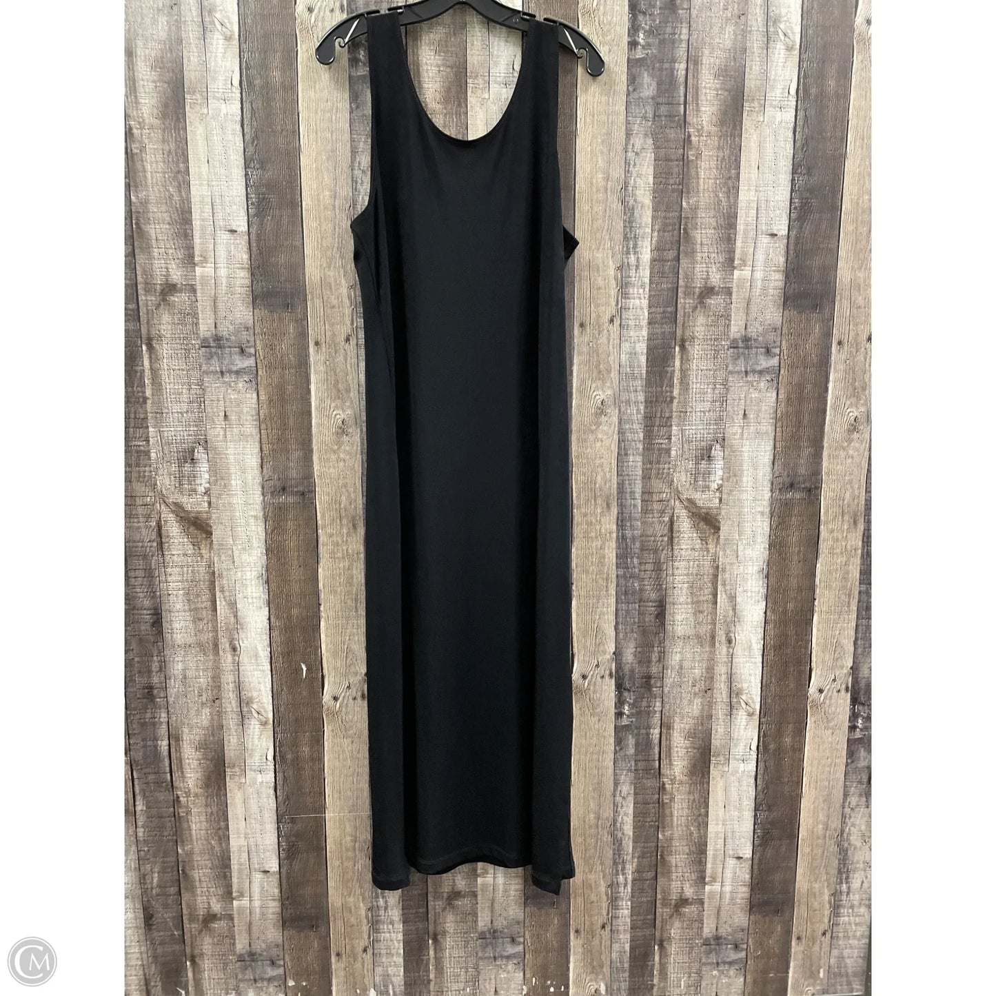 Dress Casual Maxi By Chicos In Black, Size: Xl