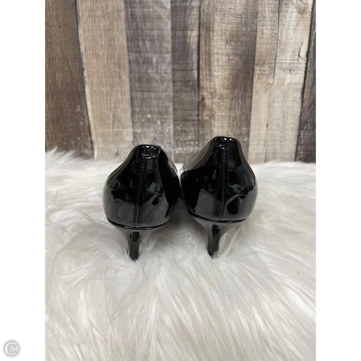 Shoes Heels Kitten By Nine West In Black, Size: 5.5