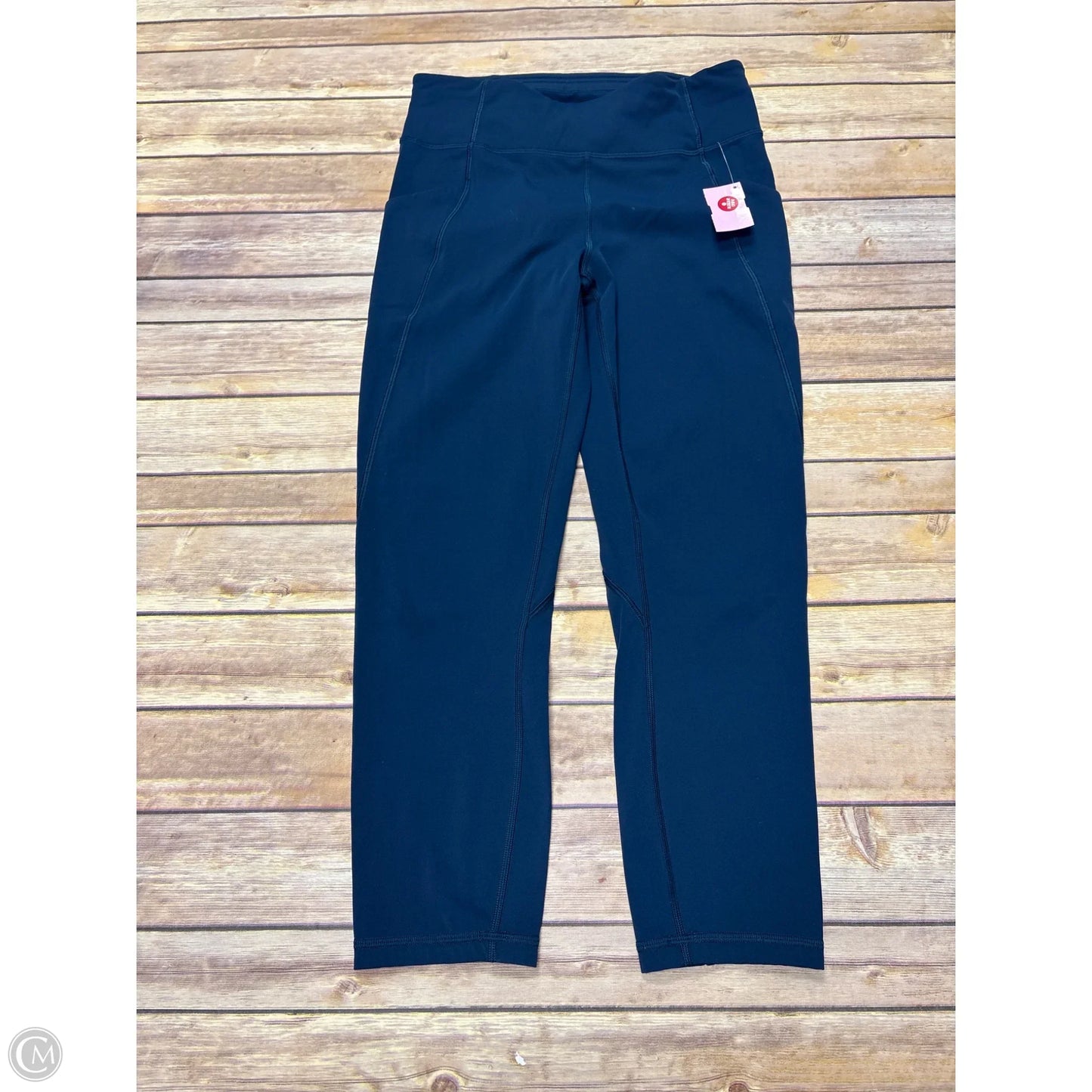 Athletic Leggings By Lululemon In Teal, Size: 8