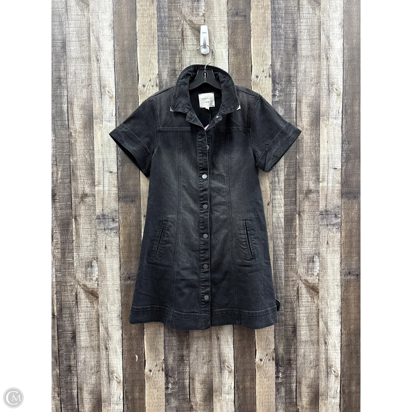 Dress Casual Short By Habitual In Black Denim, Size: M